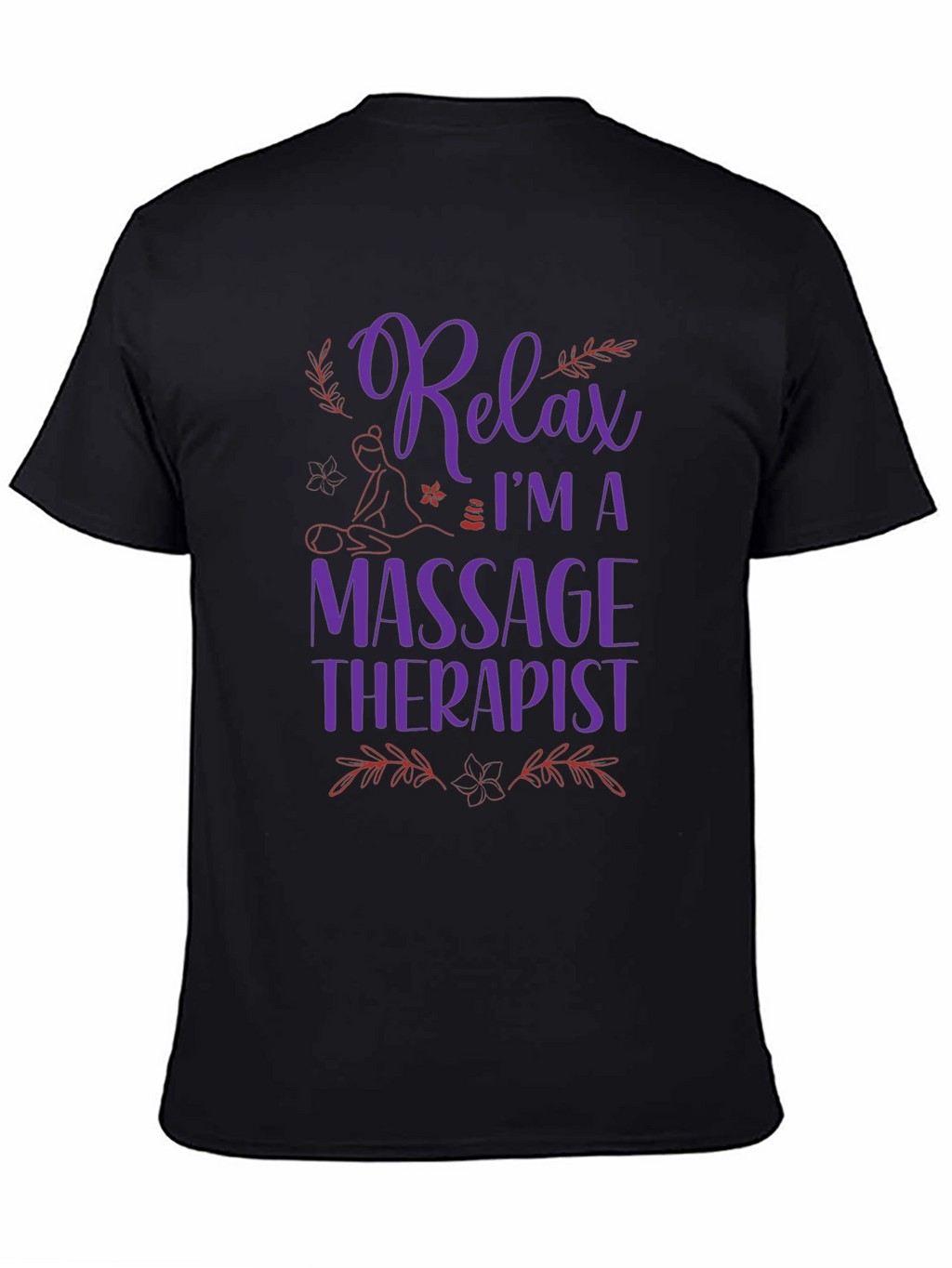 Relax Massage Therapist Graphic T-Shirt