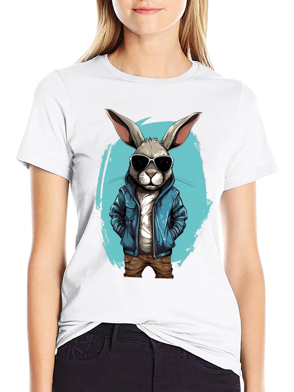 Cool Rabbit Graphic Tee