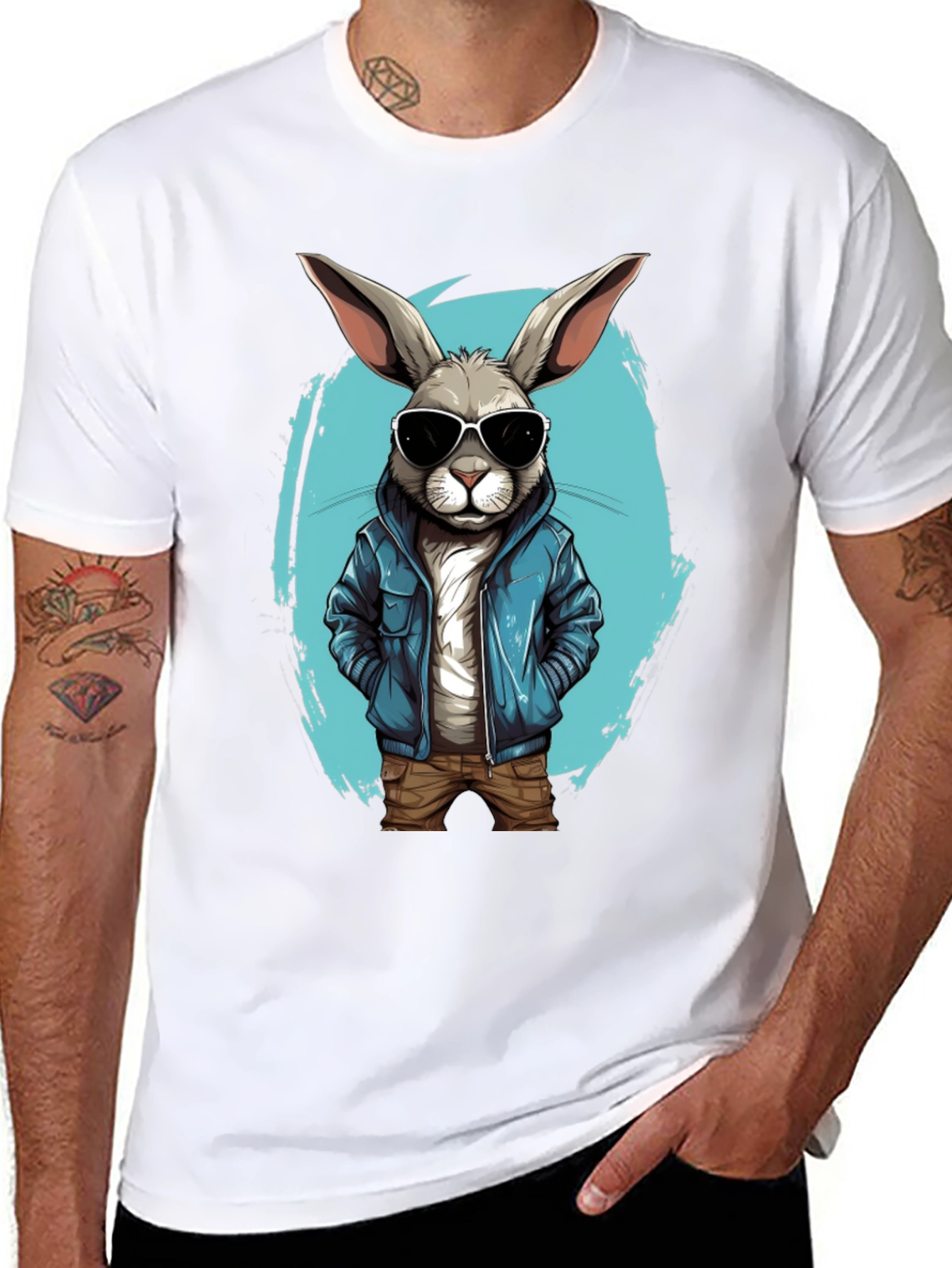 Cool Rabbit Graphic Tee