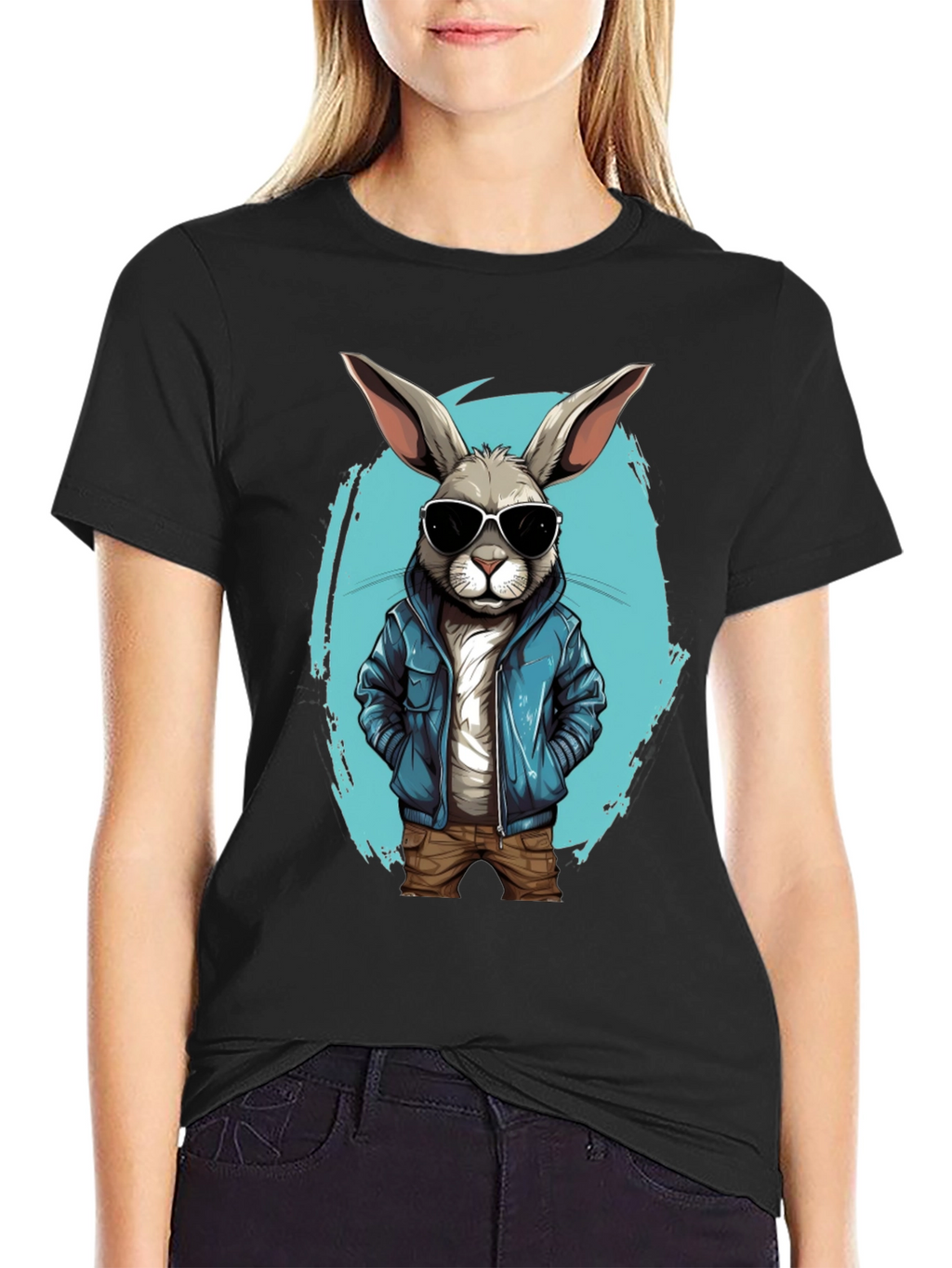 Cool Rabbit Graphic Tee