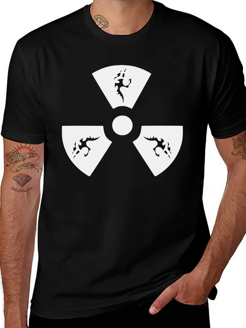 Radioactive T-Shirt - Black Graphic Tee