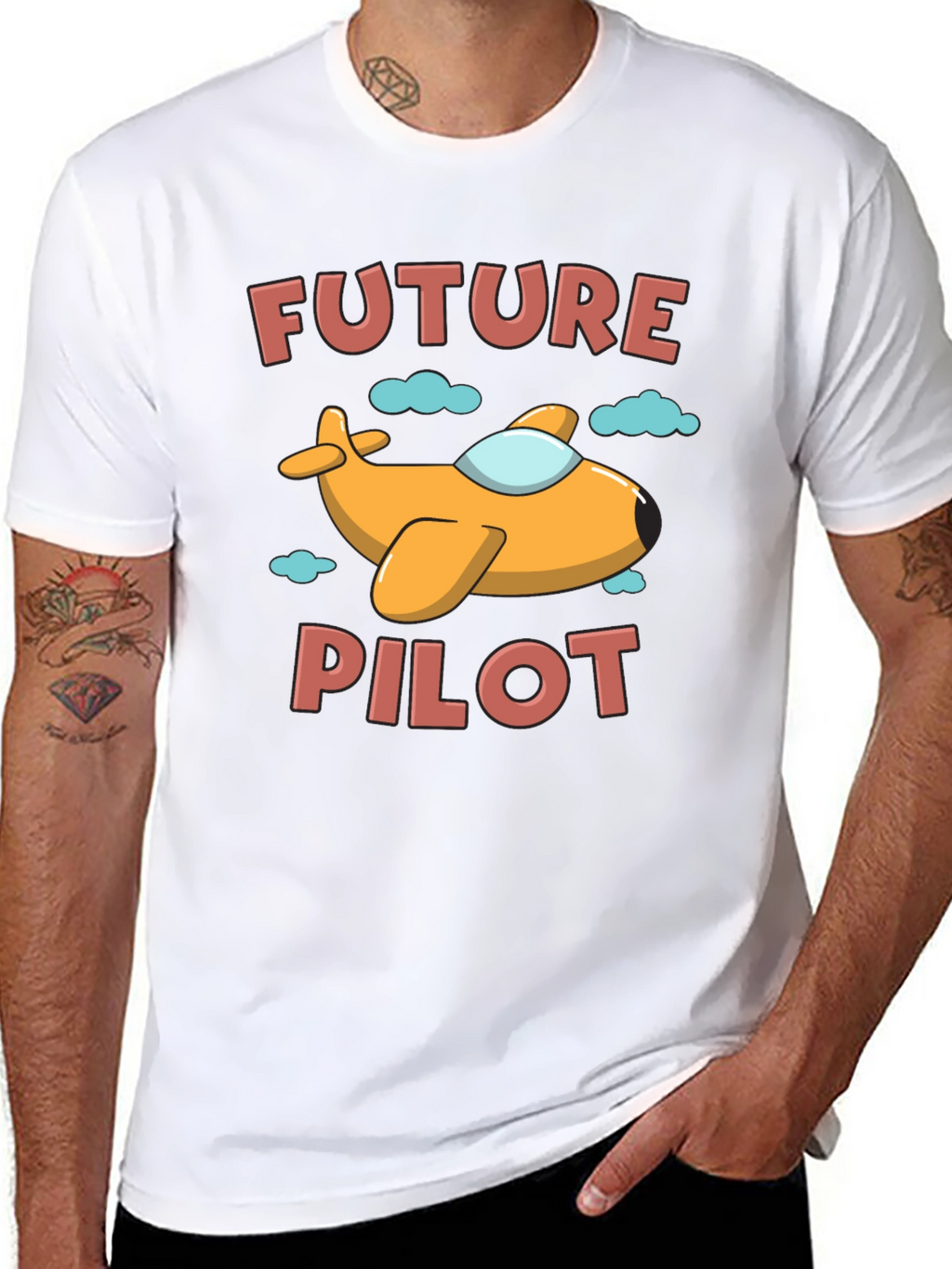 Future Pilot T-Shirt - Airplane Graphic Tee