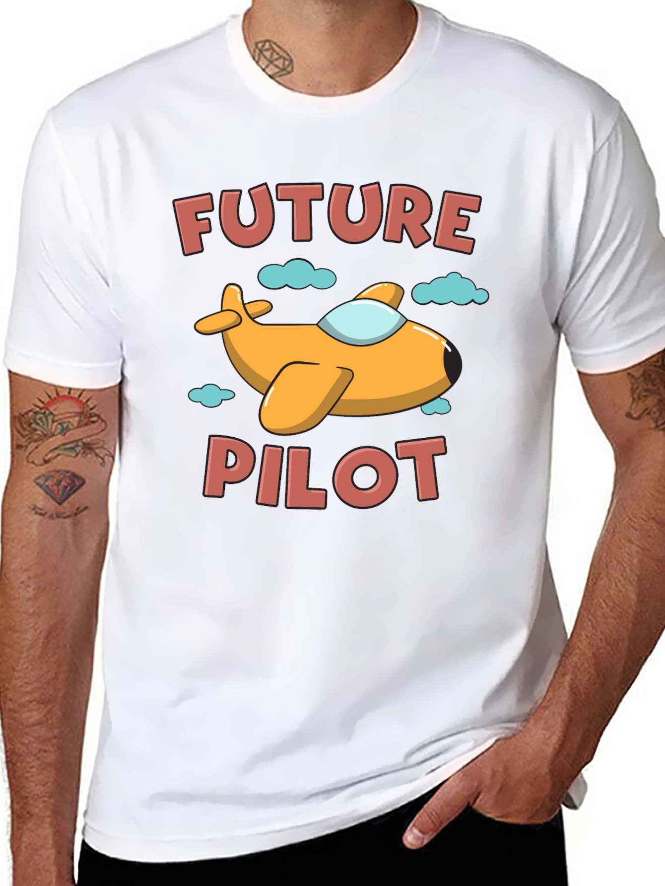 Future Pilot T-Shirt - Airplane Graphic Tee