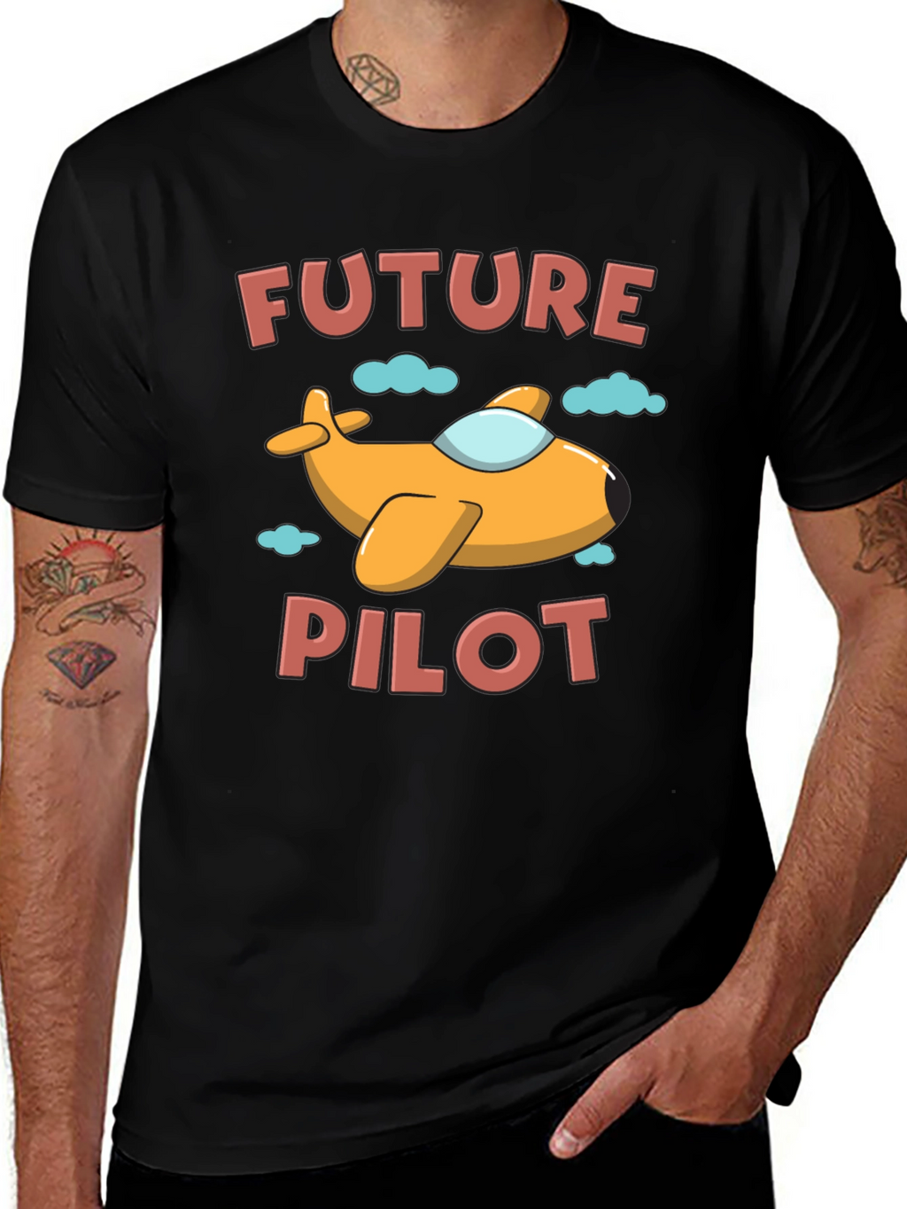 Future Pilot T-Shirt - Airplane Graphic Tee