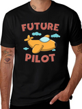 Future Pilot T-Shirt - Airplane Graphic Tee