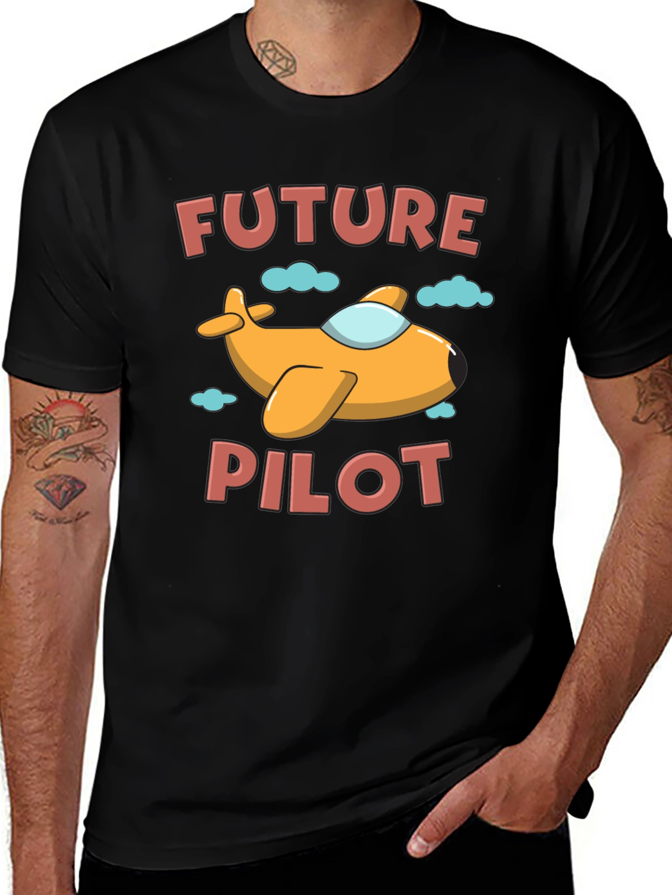 Future Pilot T-Shirt - Airplane Graphic Tee