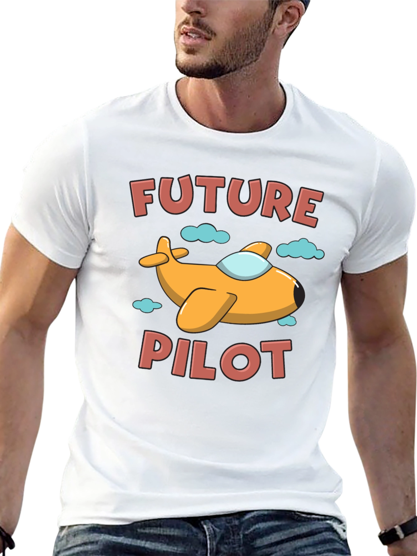 Future Pilot T-Shirt - Airplane Graphic Tee