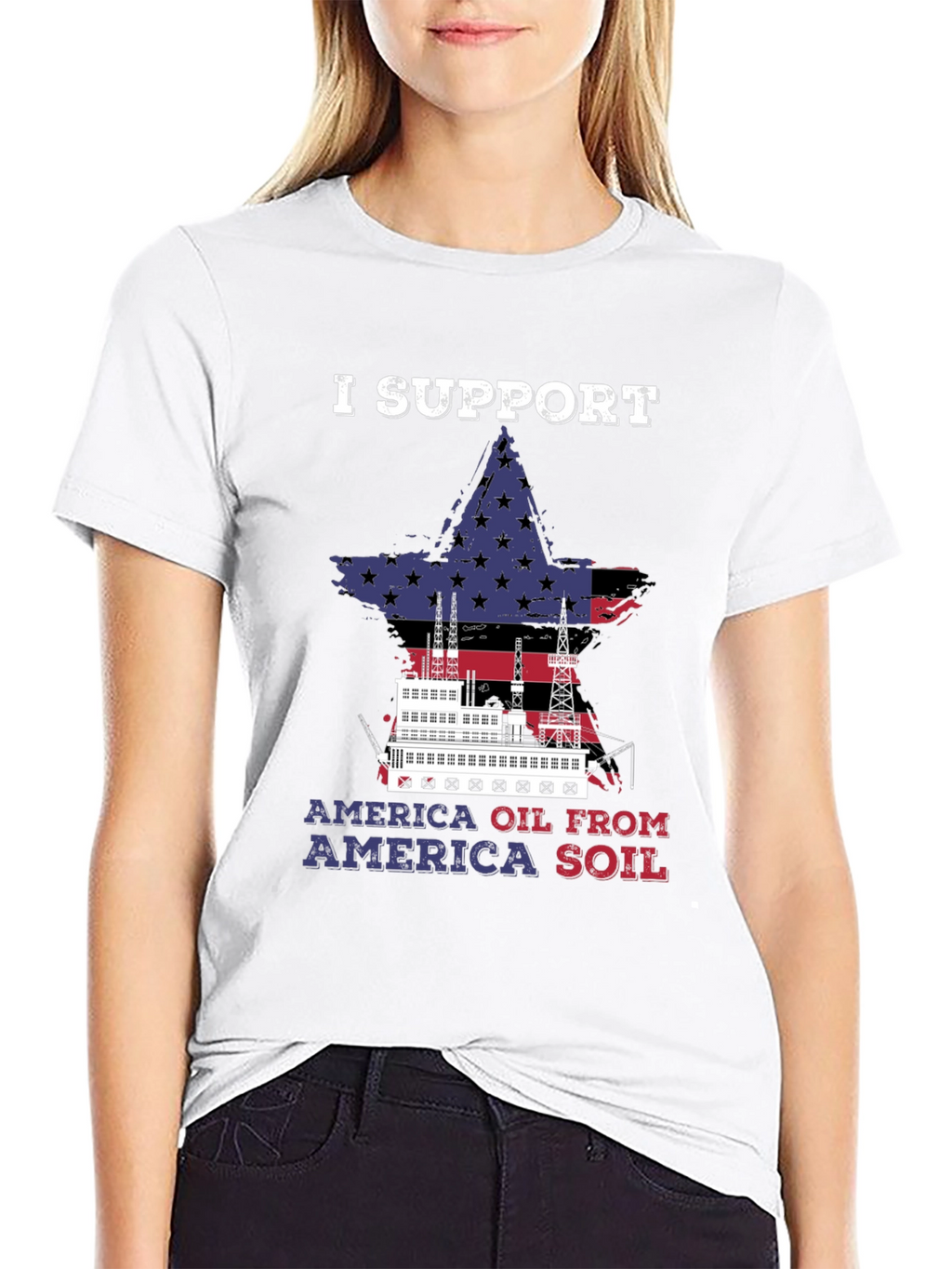 I Support America Oil T-Shirt