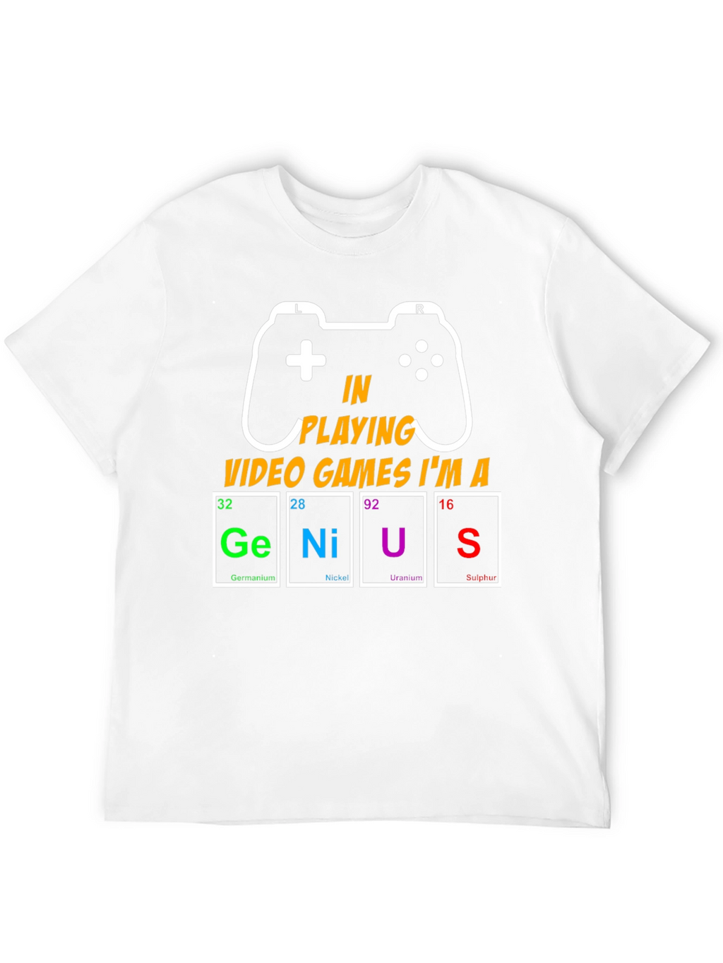 Gamer Genius T-Shirt - Video Game Apparel