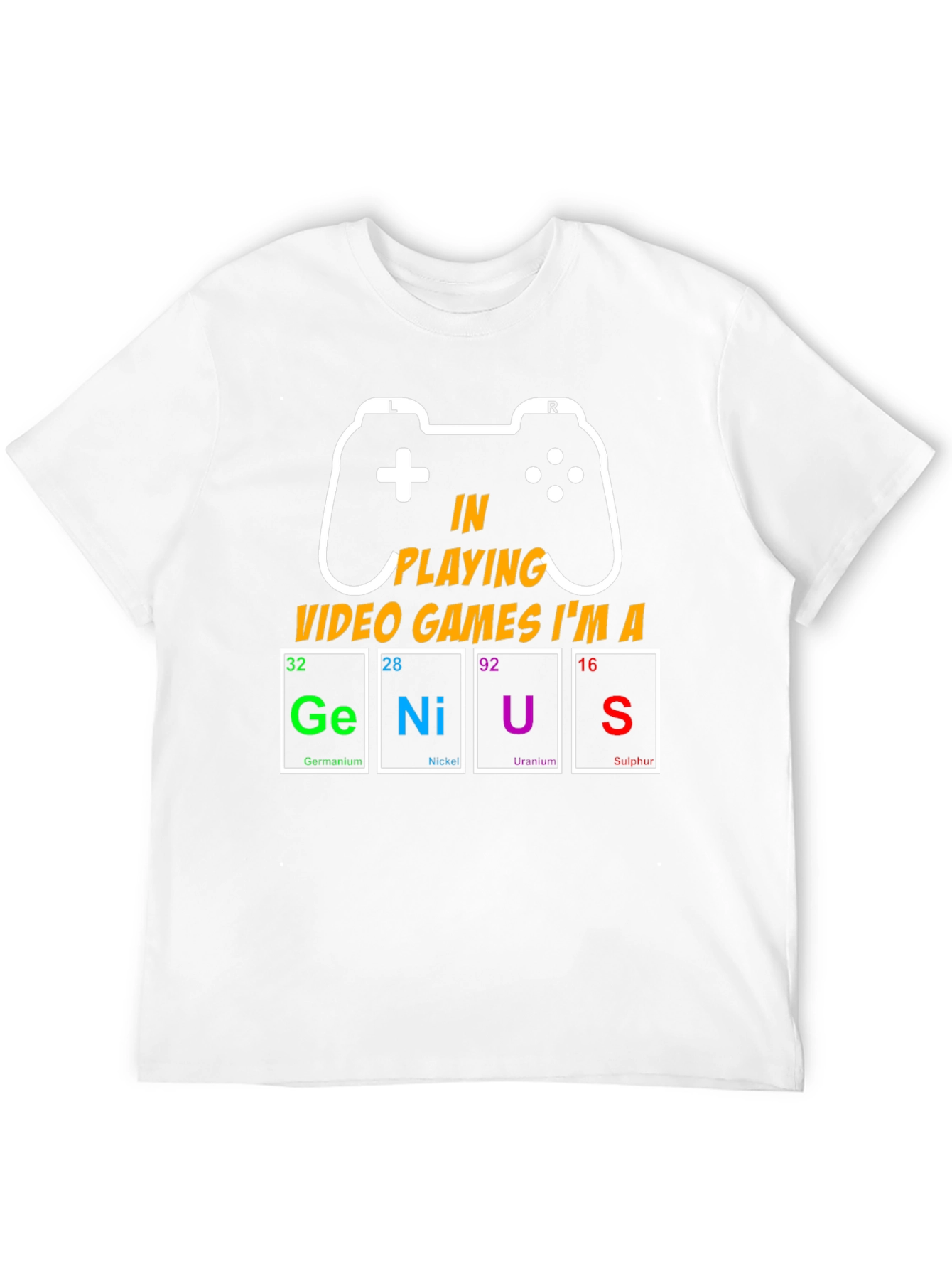 Gamer Genius T-Shirt - Video Game Apparel