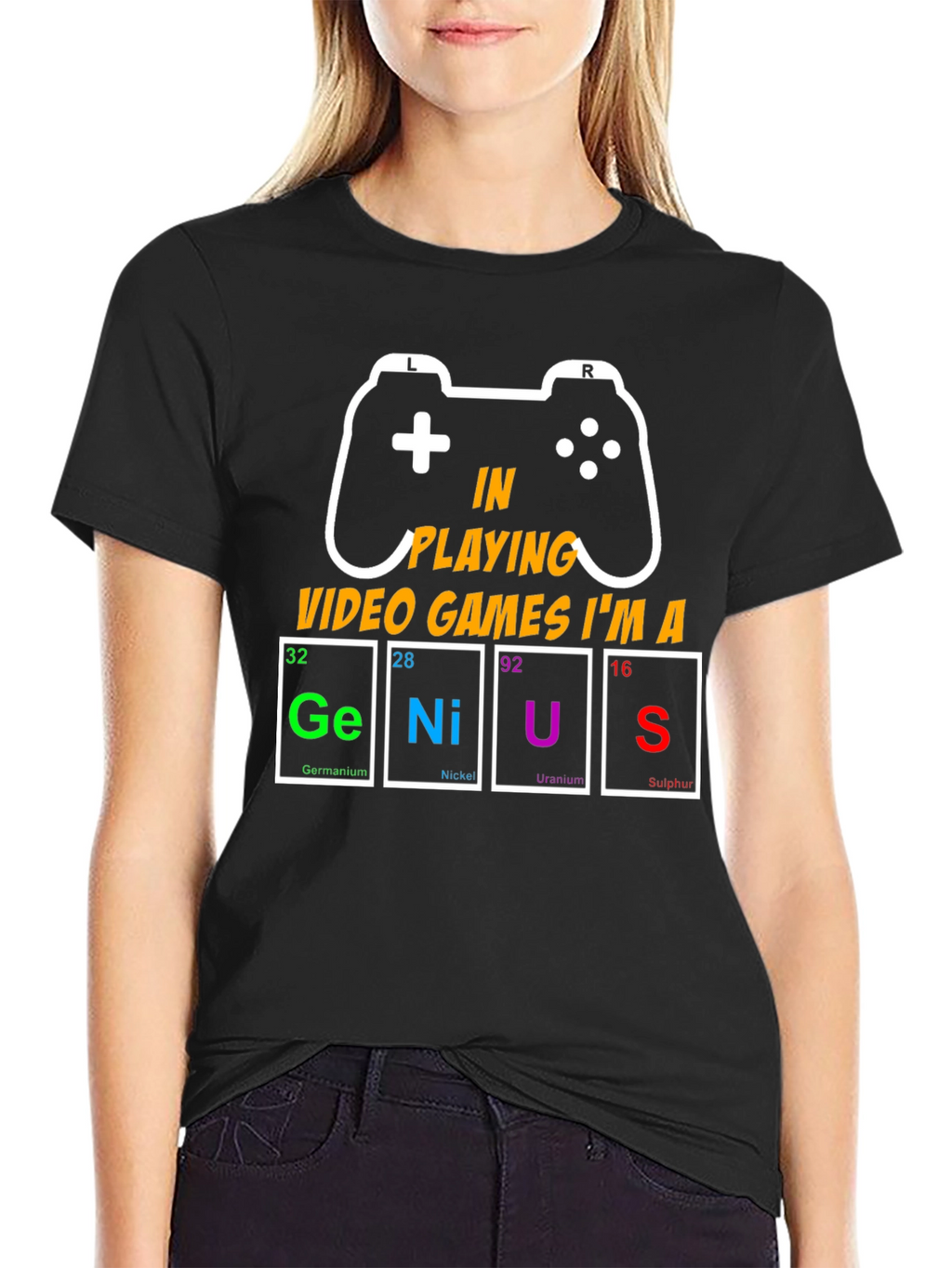 Gamer Genius T-Shirt - Video Game Apparel