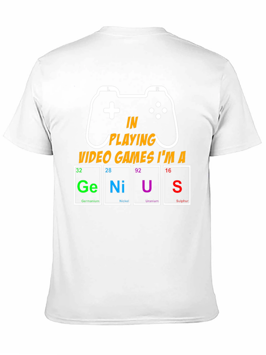Gamer Genius T-Shirt - Video Game Apparel