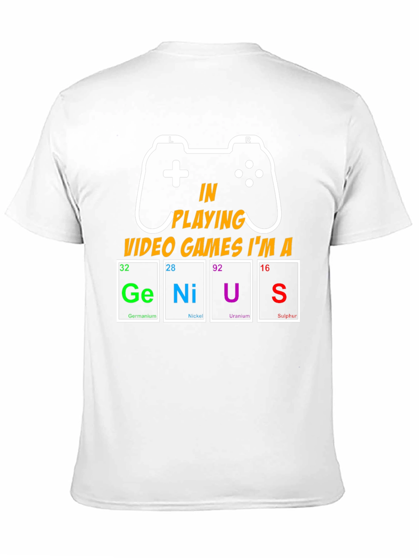 Gamer Genius T-Shirt - Video Game Apparel