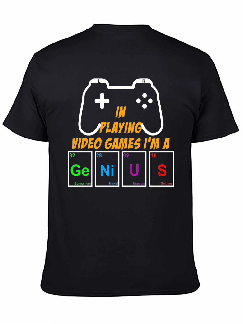 Gamer Genius T-Shirt - Video Game Apparel