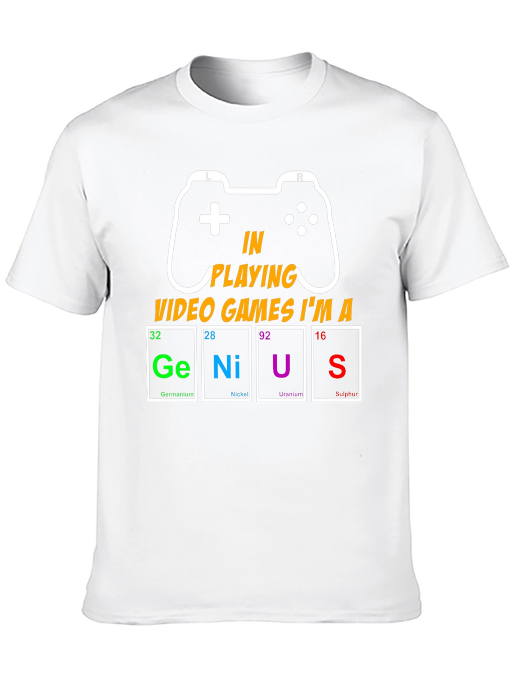 Gamer Genius T-Shirt - Video Game Apparel
