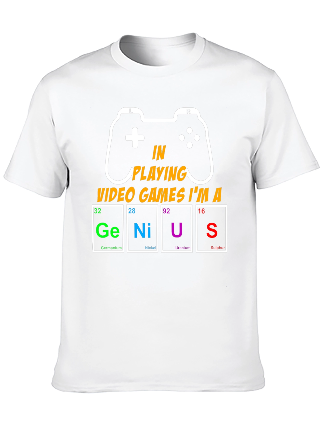 Gamer Genius T-Shirt - Video Game Apparel