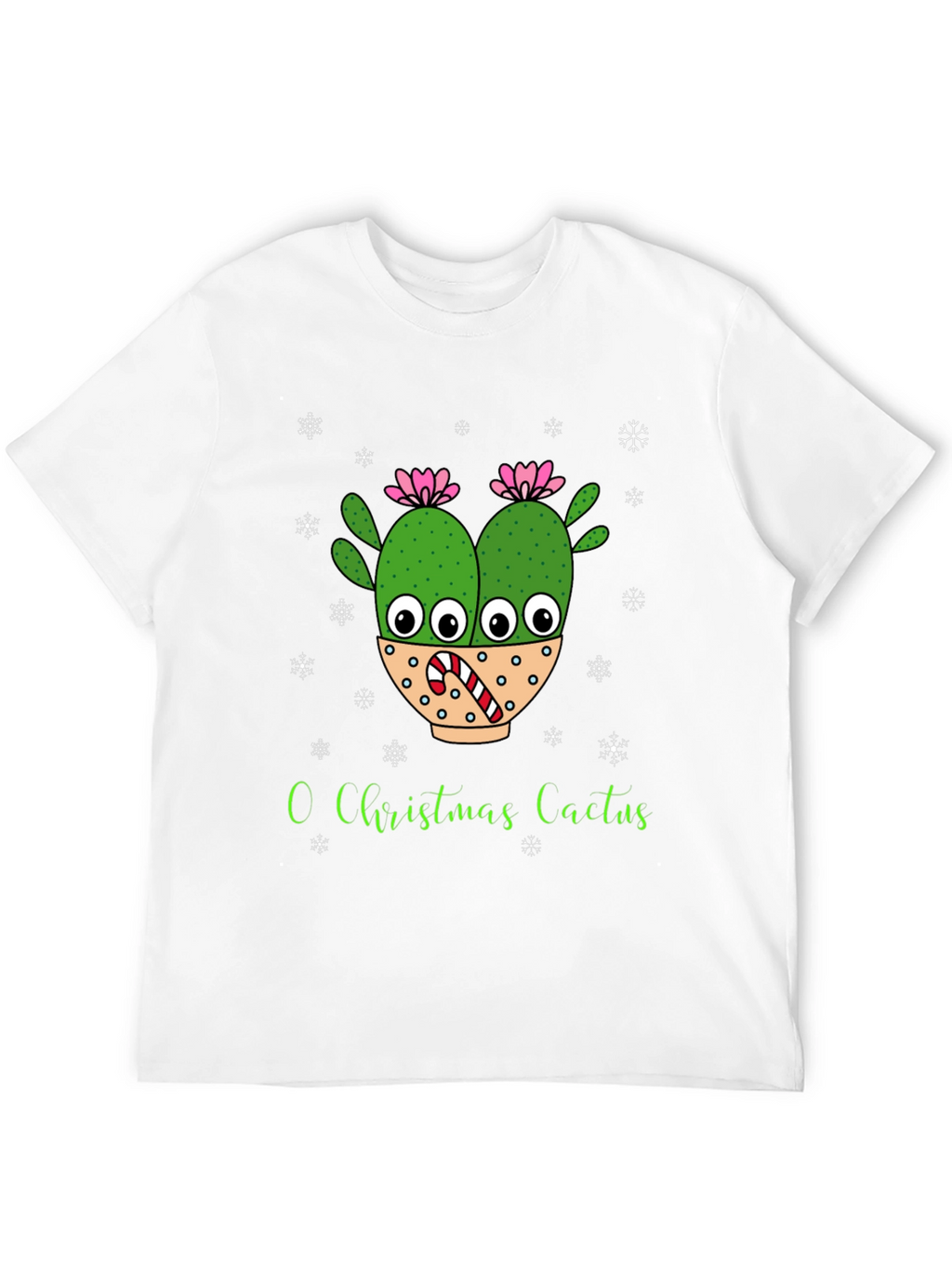 O Christmas Cactus T-Shirt Holiday Tee