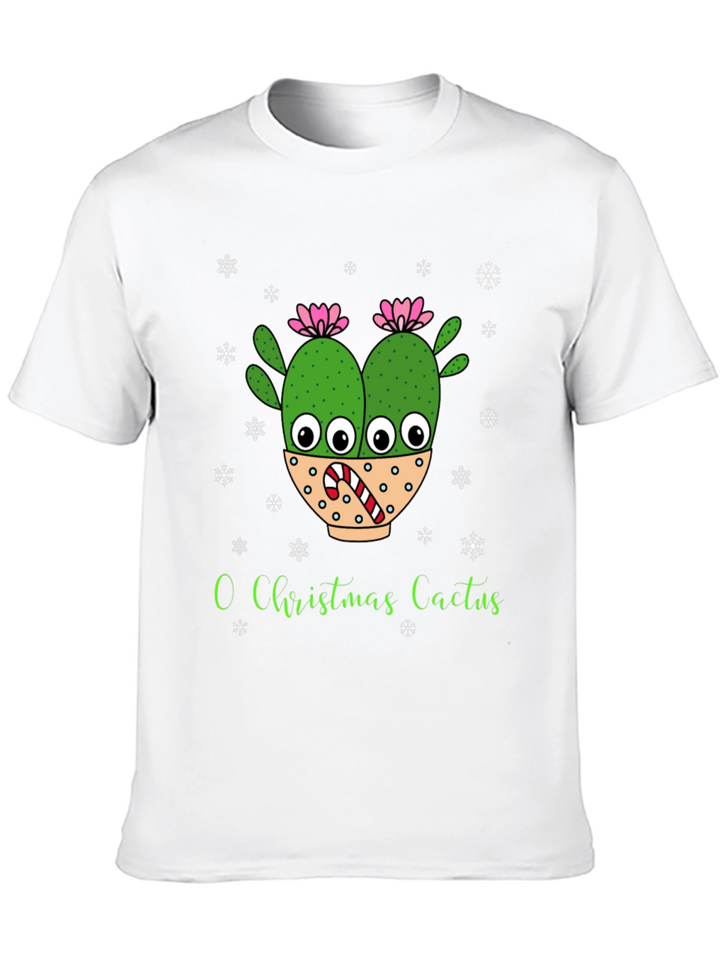 O Christmas Cactus T-Shirt Holiday Tee