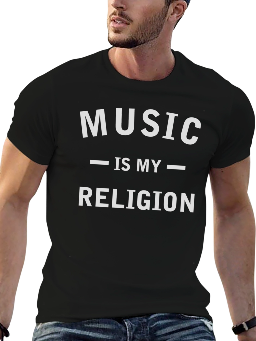 Music is My Religion Graphic T-Shirt
