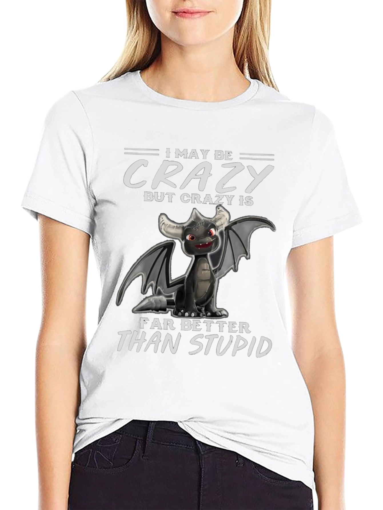 Crazy Dragon Graphic T-Shirt