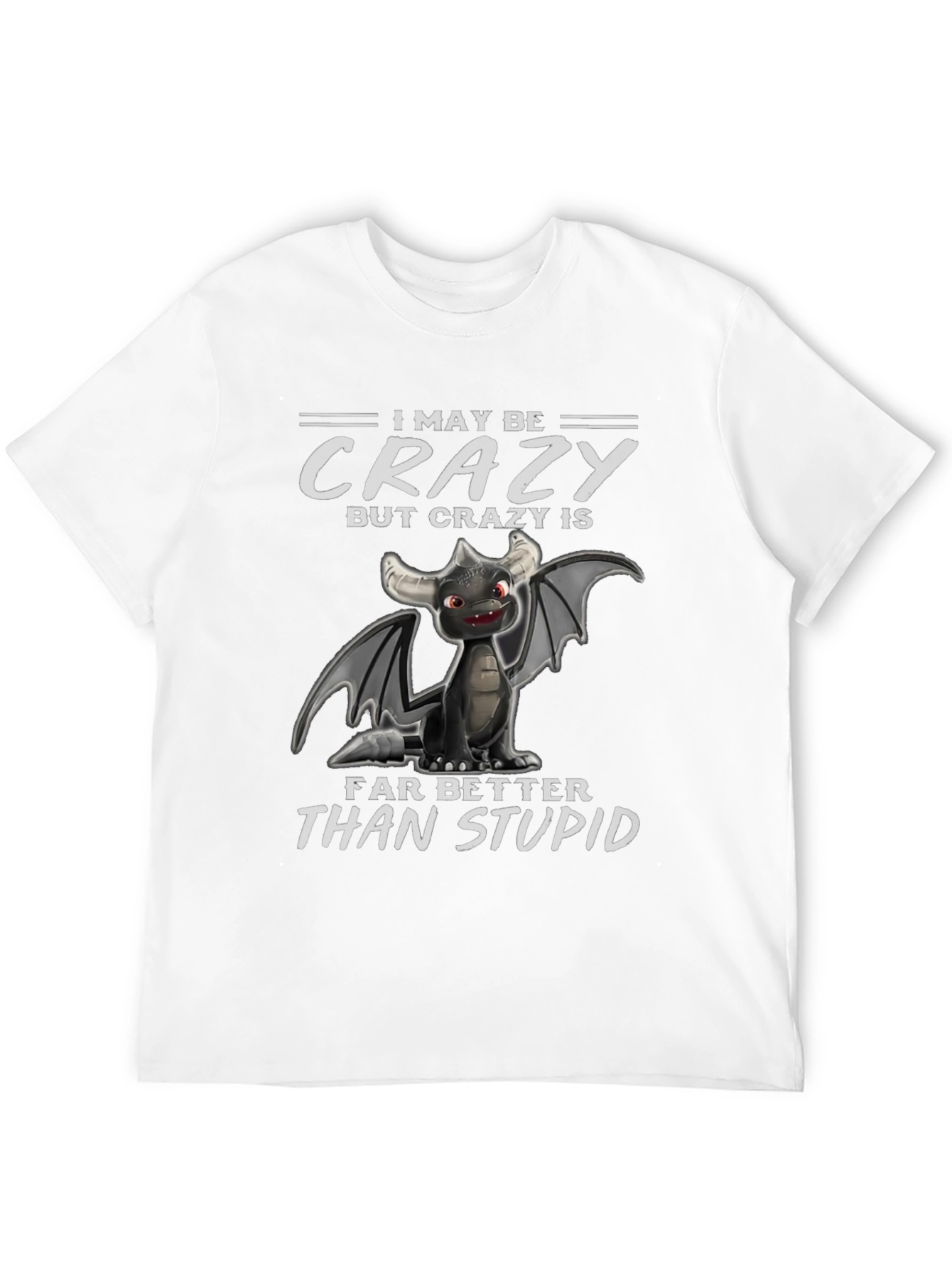 Crazy Dragon Graphic T-Shirt