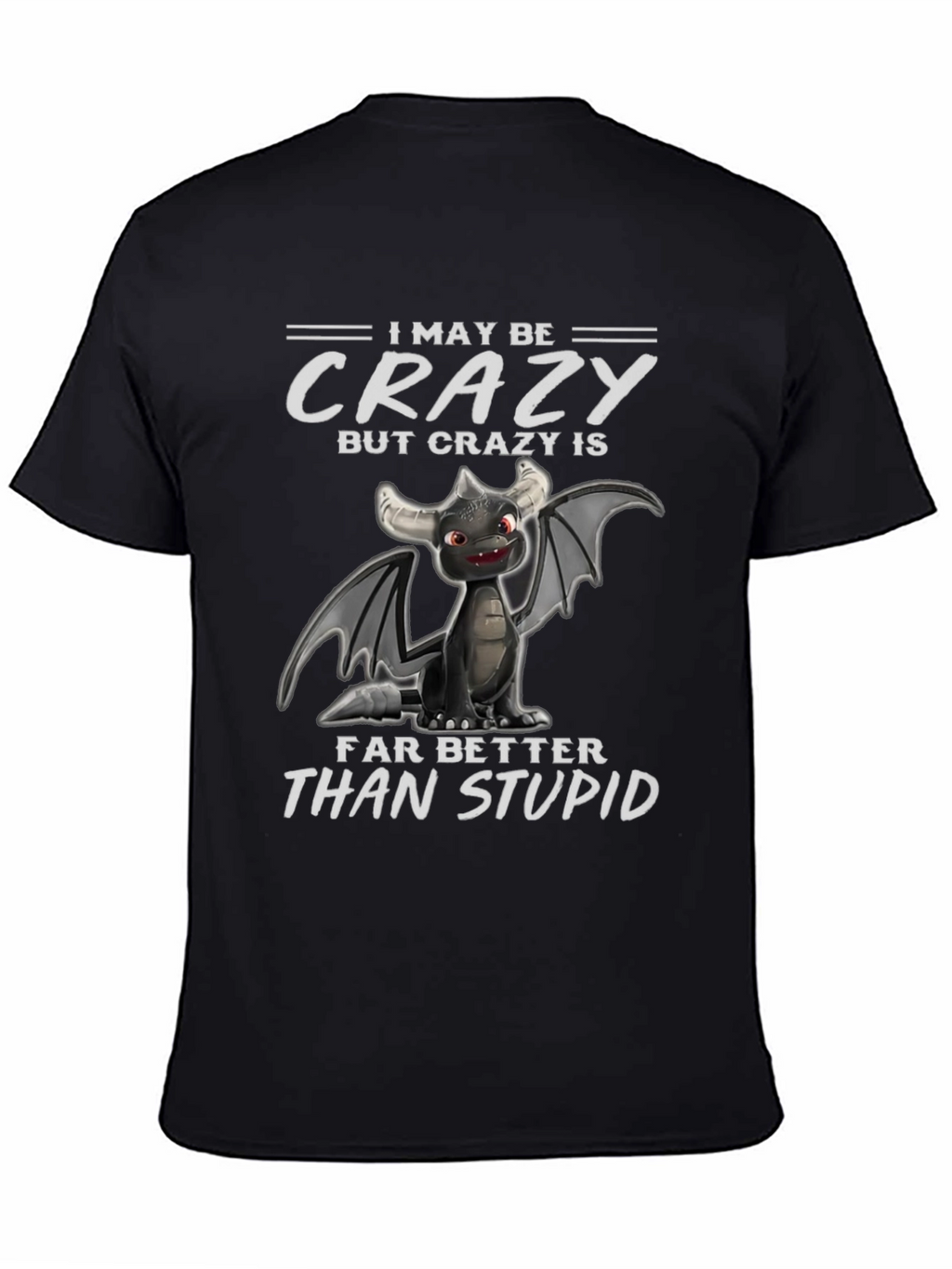 Crazy Dragon Graphic T-Shirt