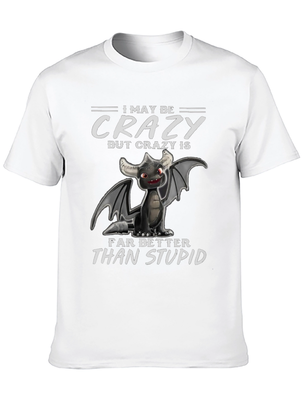 Crazy Dragon Graphic T-Shirt