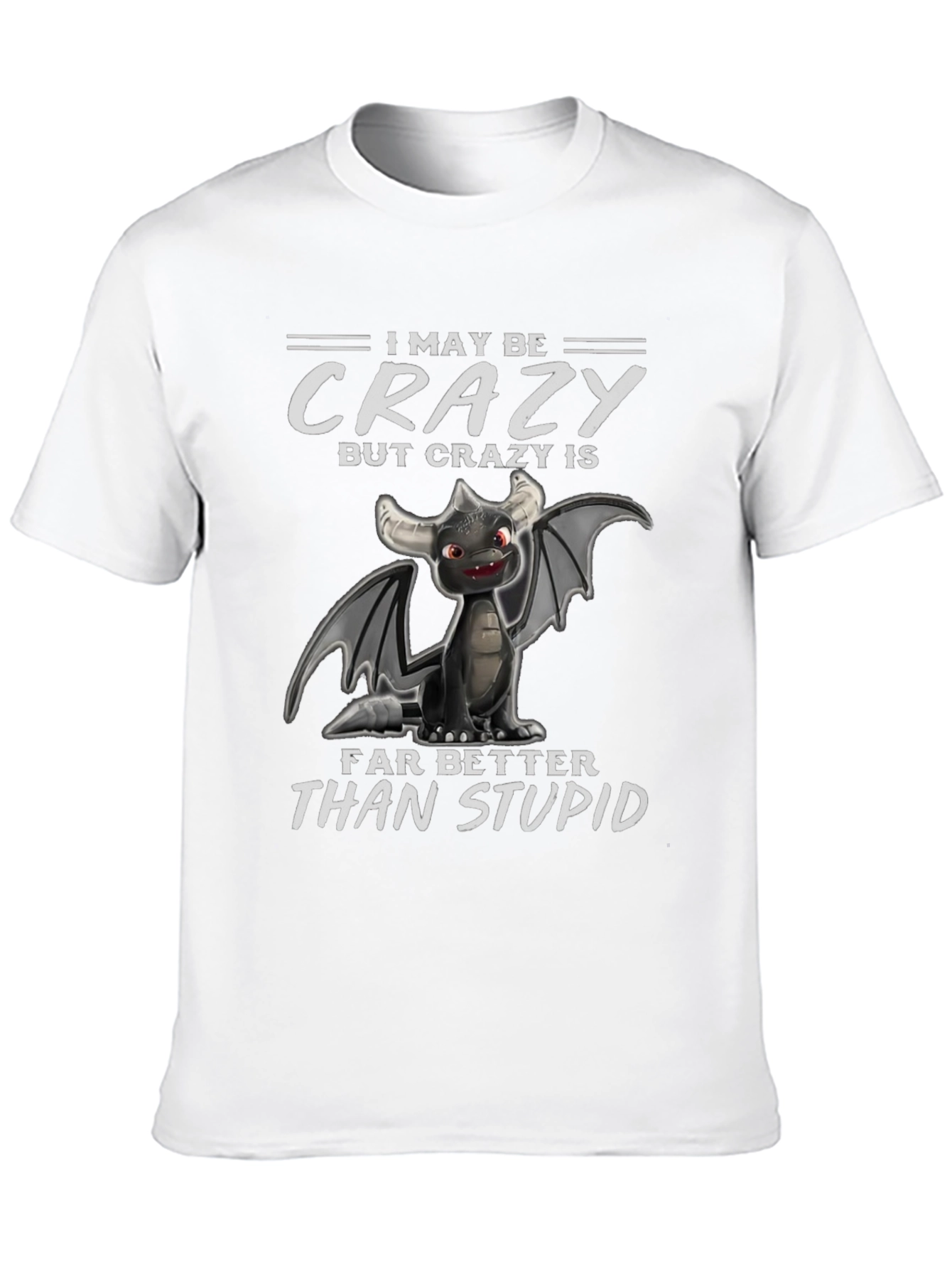 Crazy Dragon Graphic T-Shirt