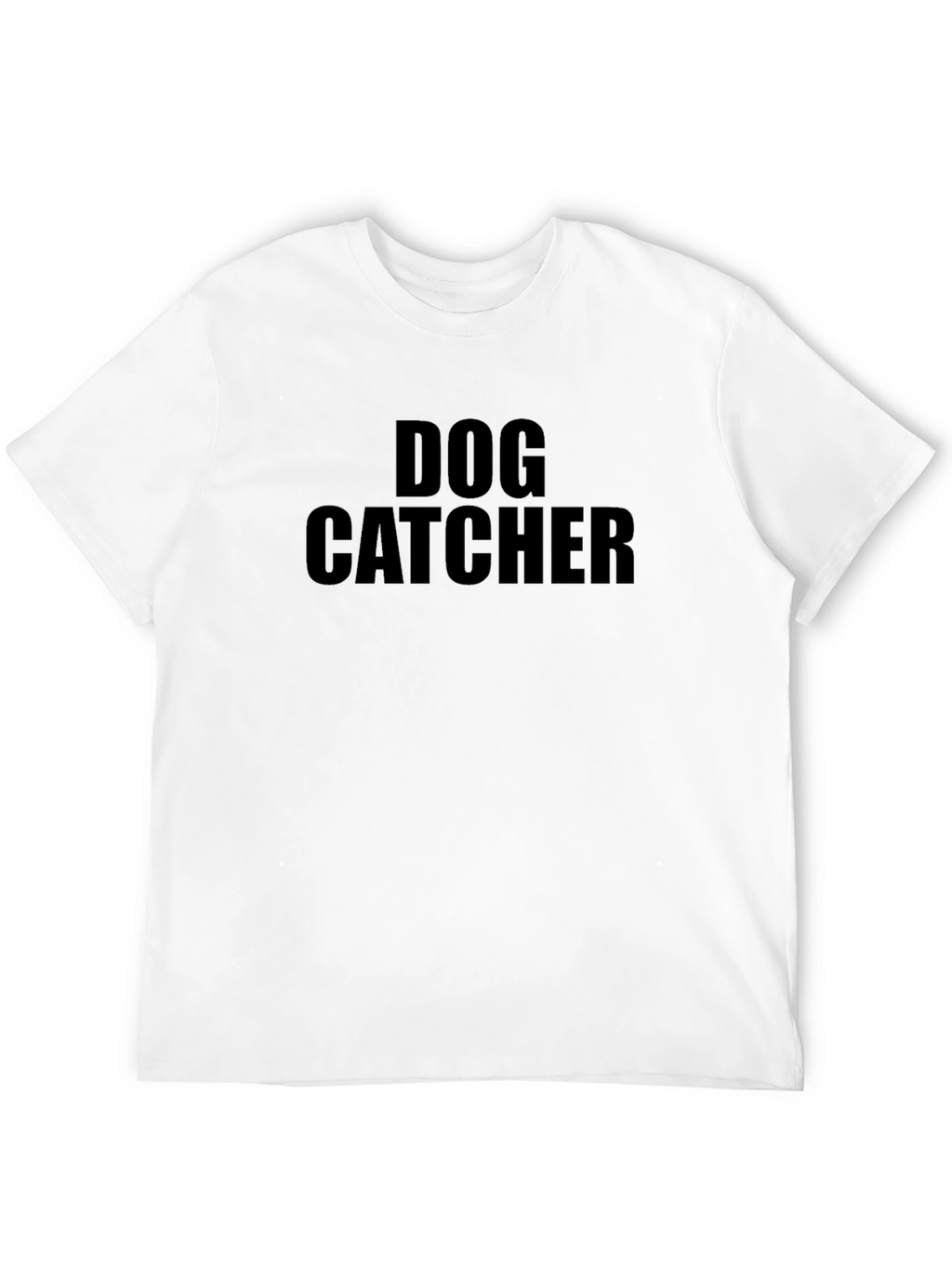 Dog Catcher Graphic Tee - Classic Black Cotton T-Shirt