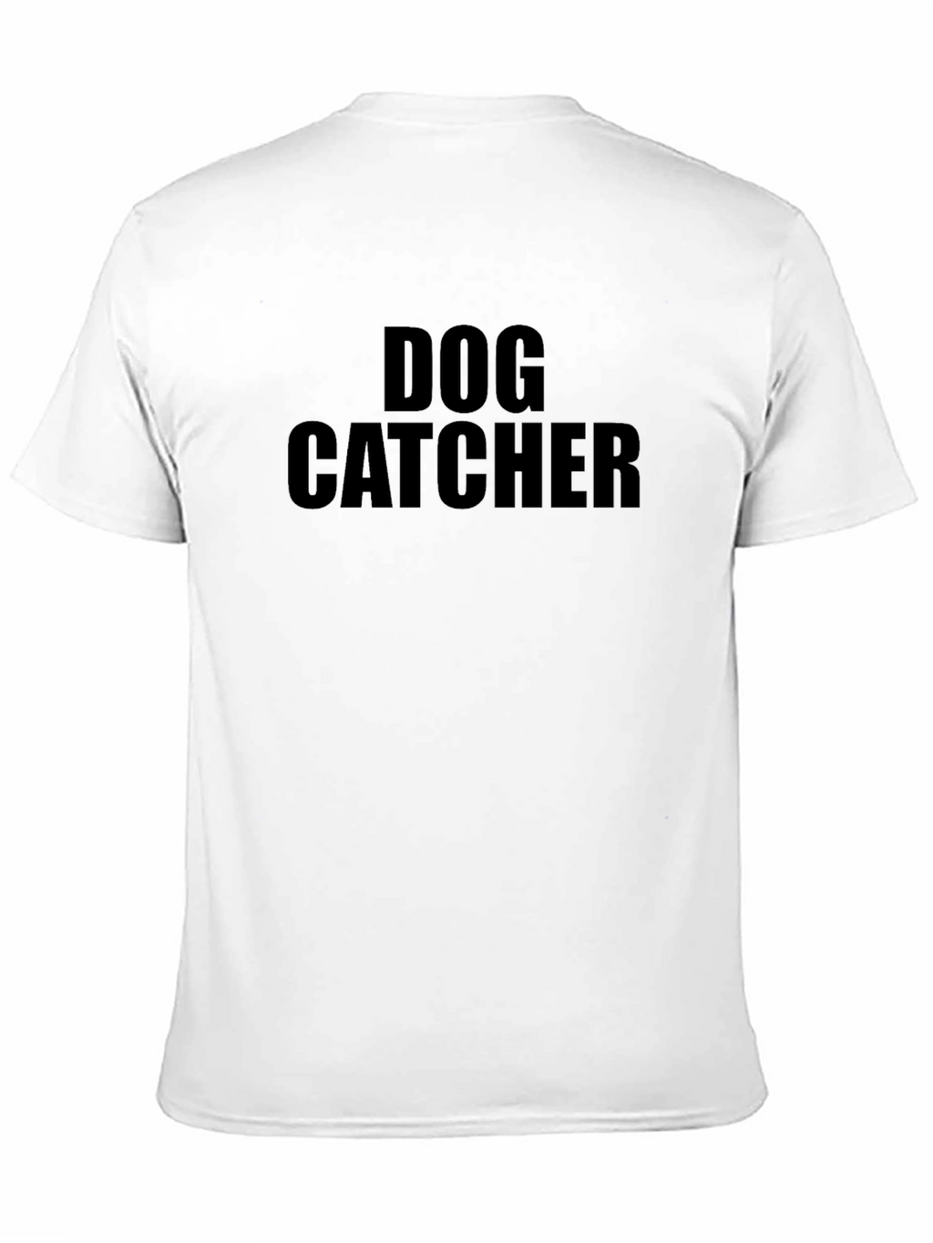 Dog Catcher Graphic Tee - Classic Black Cotton T-Shirt