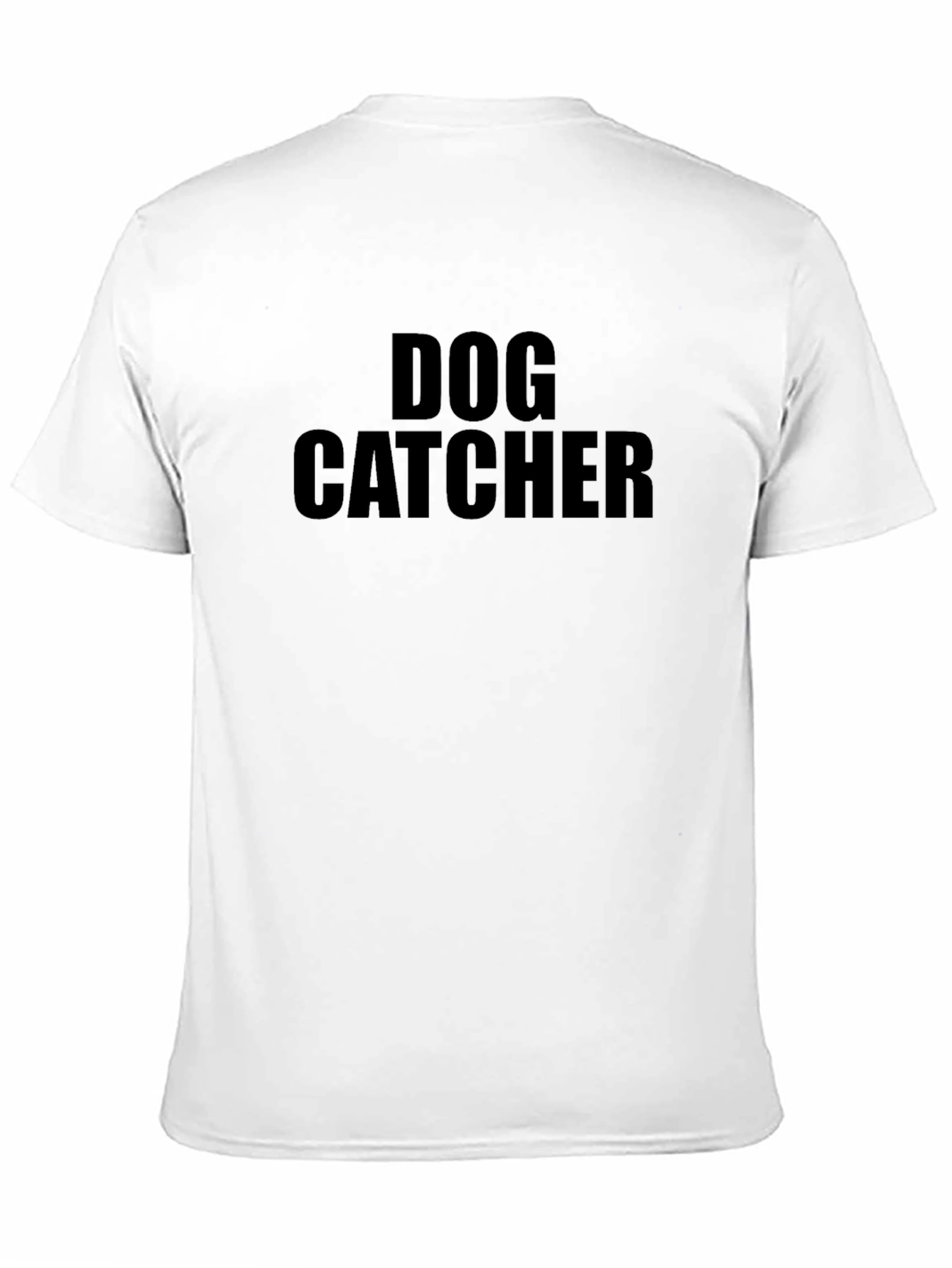 Dog Catcher Graphic Tee - Classic Black Cotton T-Shirt