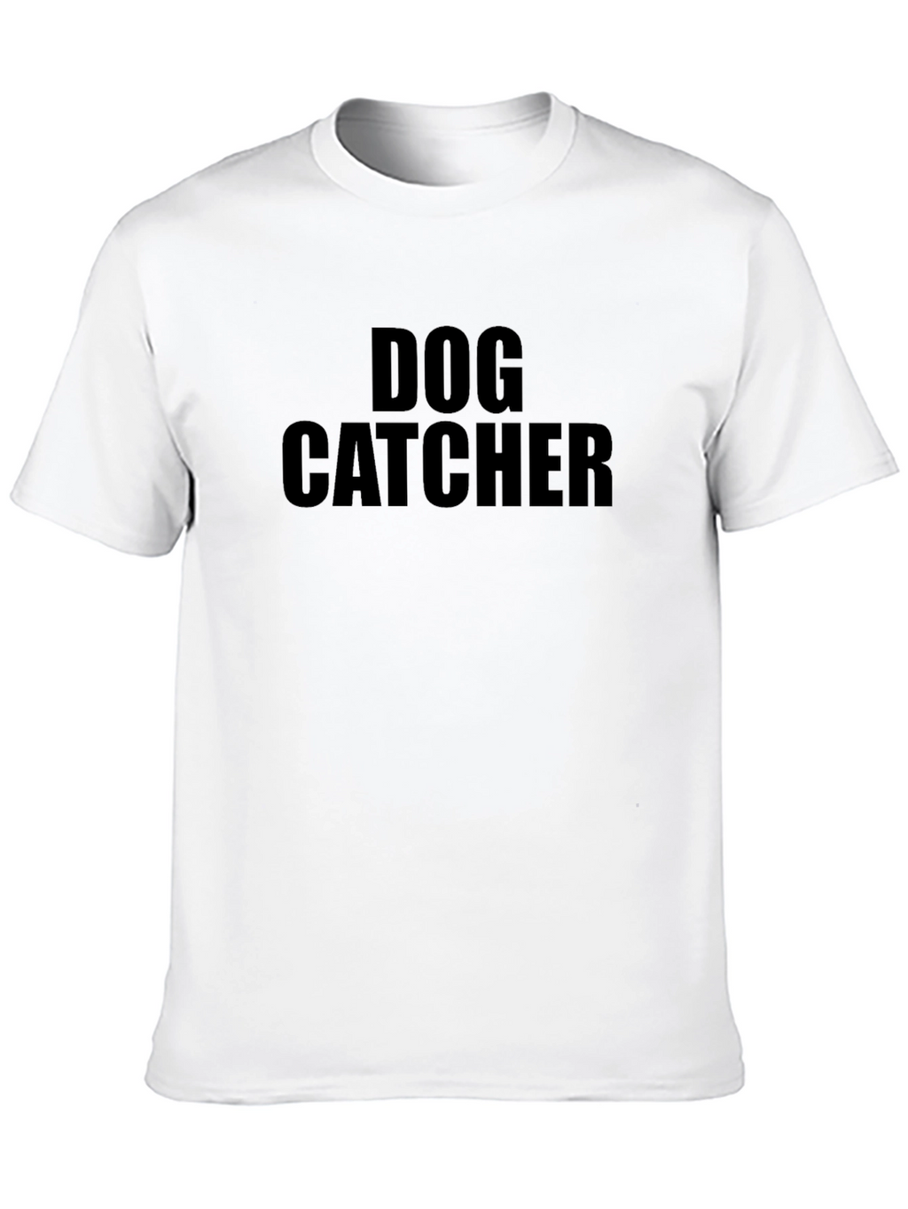 Dog Catcher Graphic Tee - Classic Black Cotton T-Shirt
