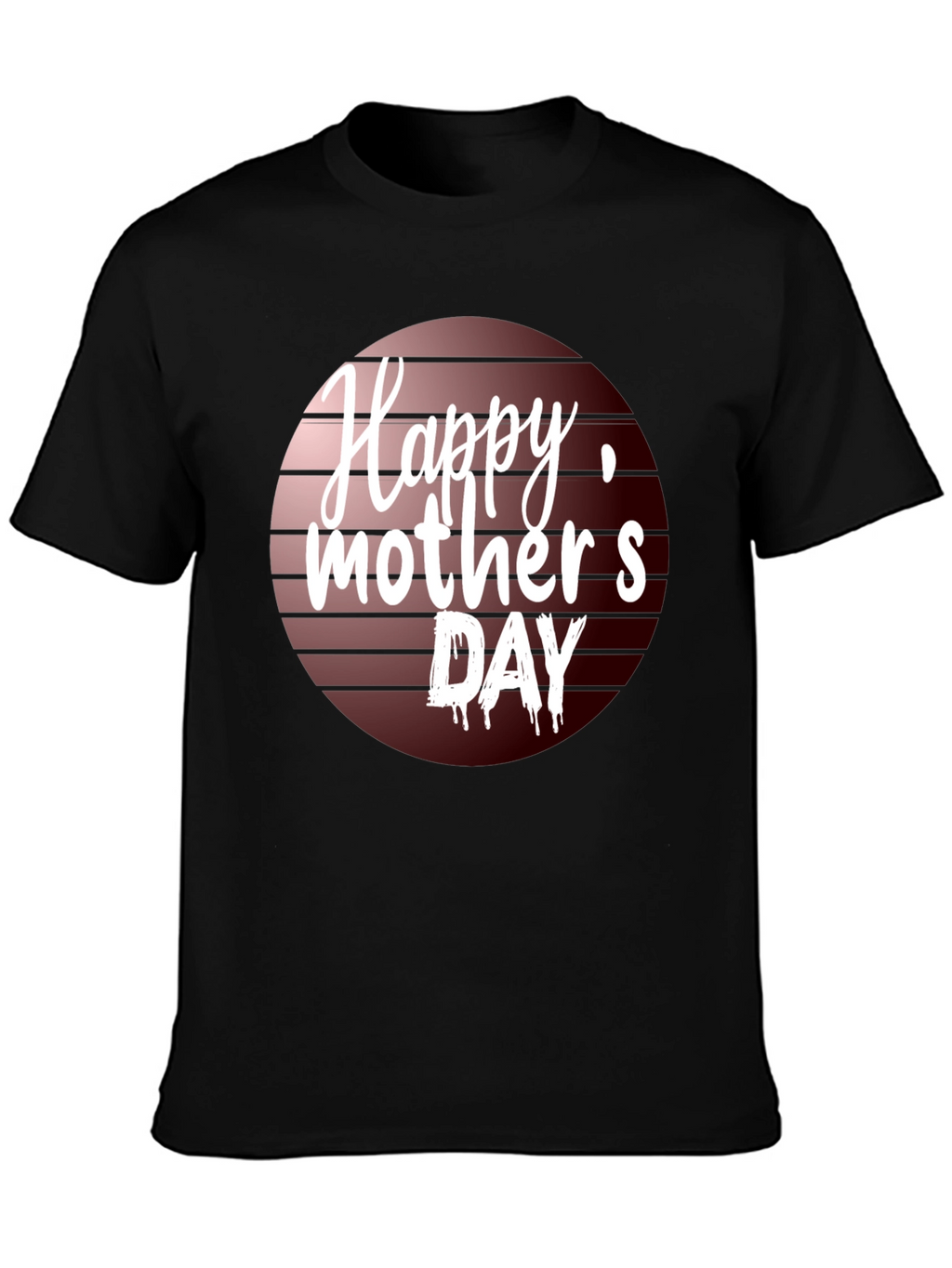 Happy Mothers Day T-Shirt Black