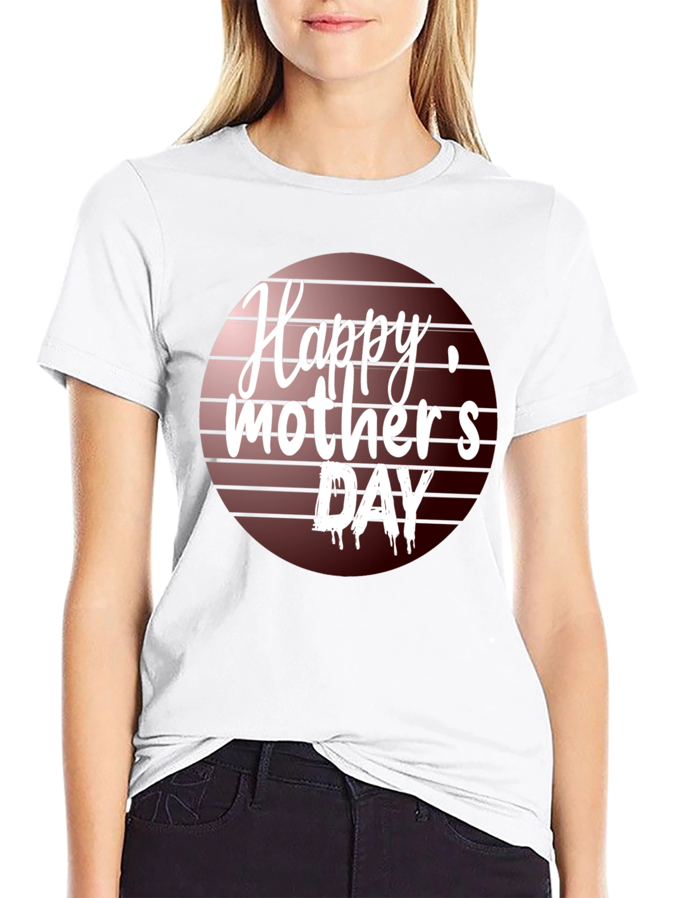 Happy Mothers Day T-Shirt Black