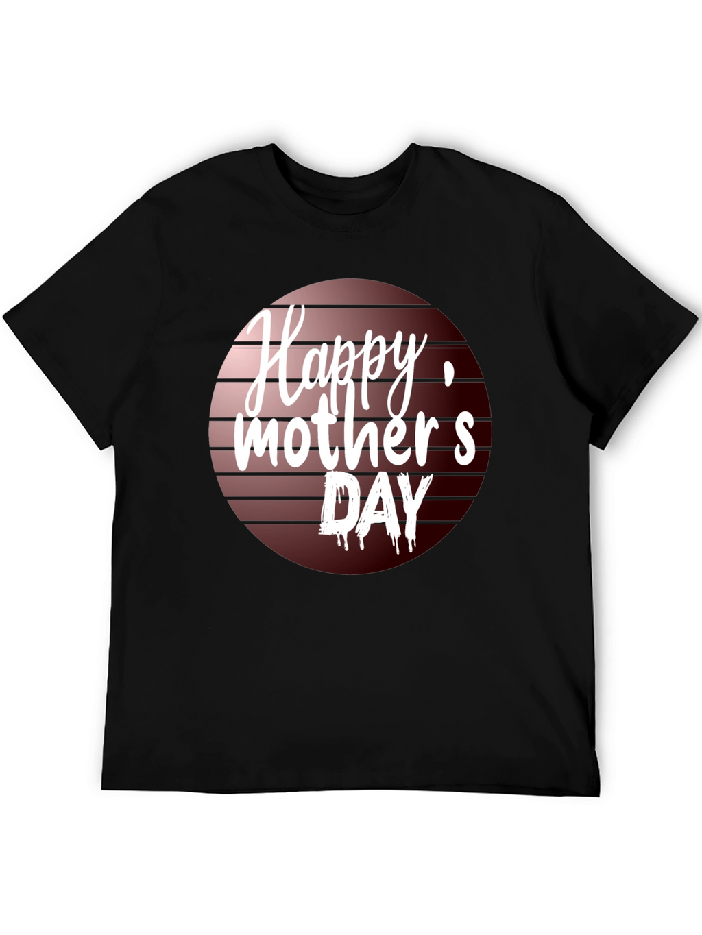 Happy Mothers Day T-Shirt Black