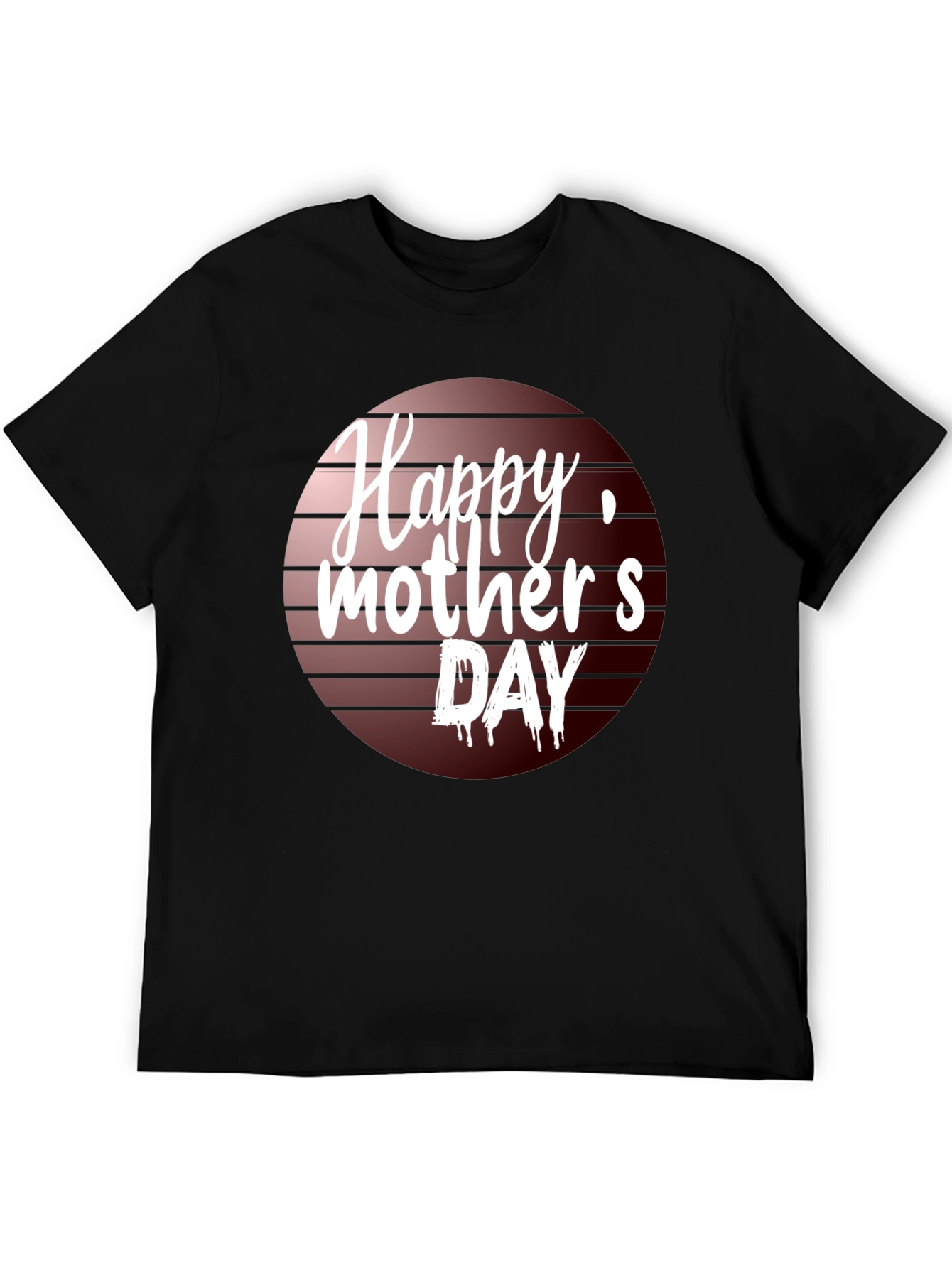 Happy Mothers Day T-Shirt Black