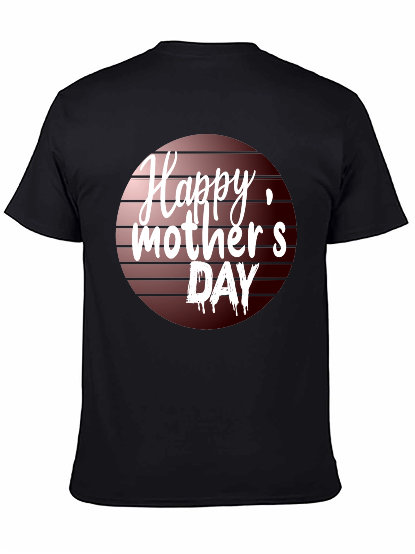 Happy Mothers Day T-Shirt Black