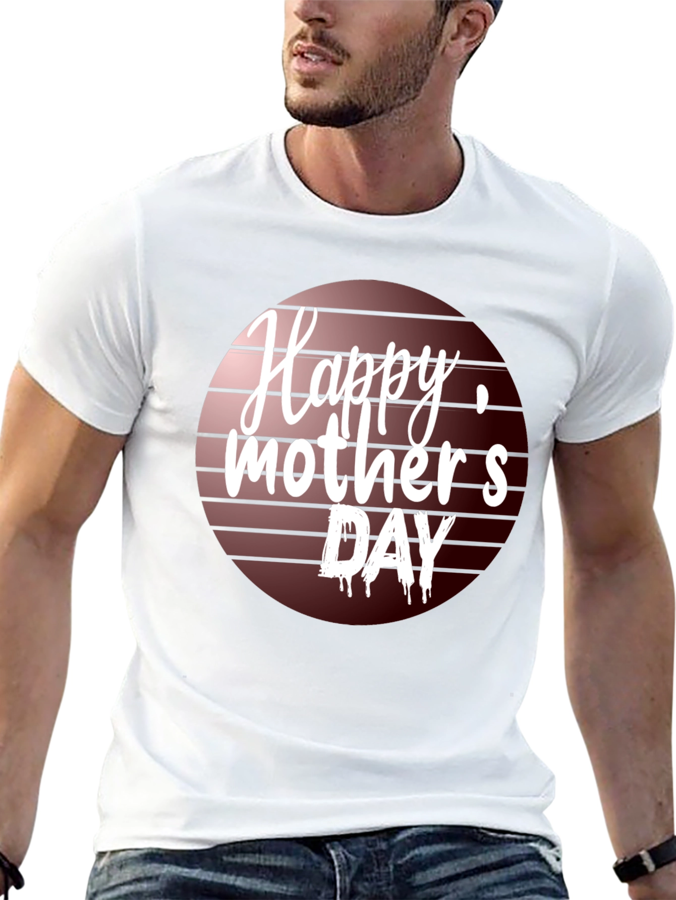 Happy Mothers Day T-Shirt Black