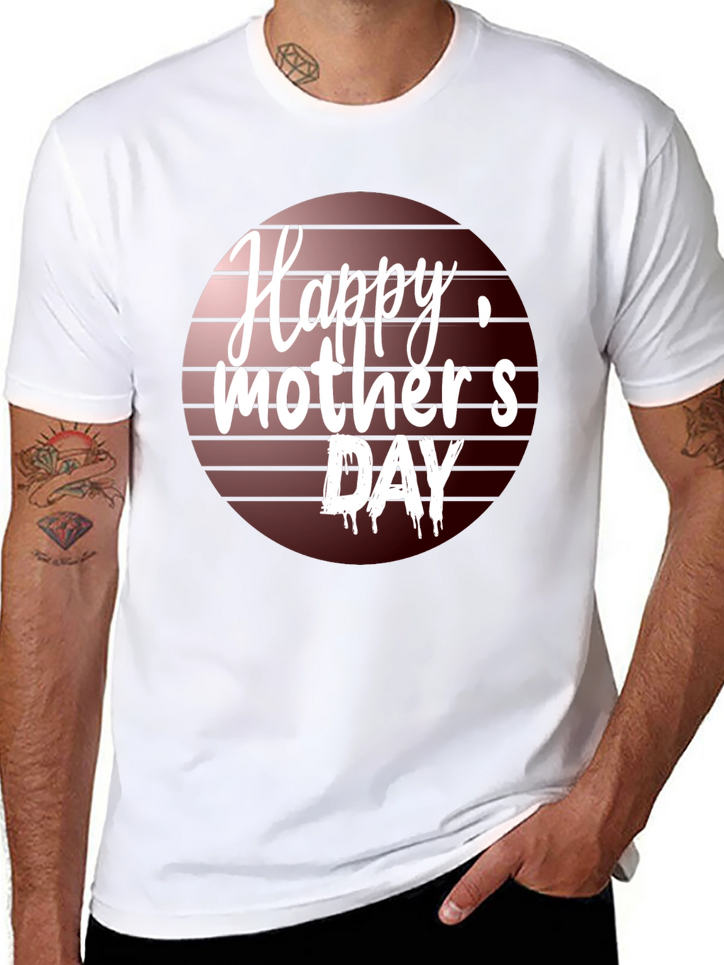 Happy Mothers Day T-Shirt Black