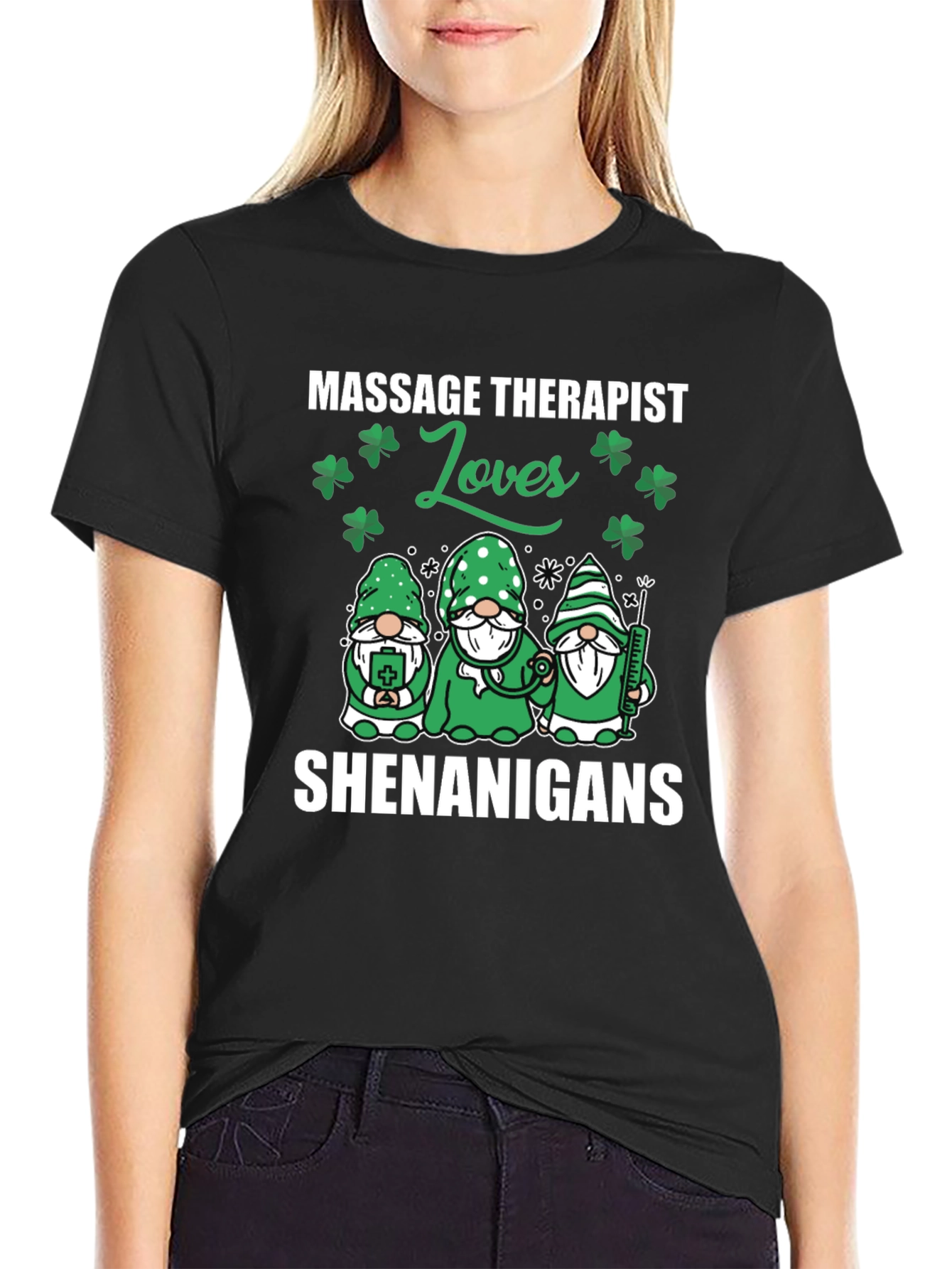 Massage Therapist St. Patricks Day Shenanigans T-Shirt