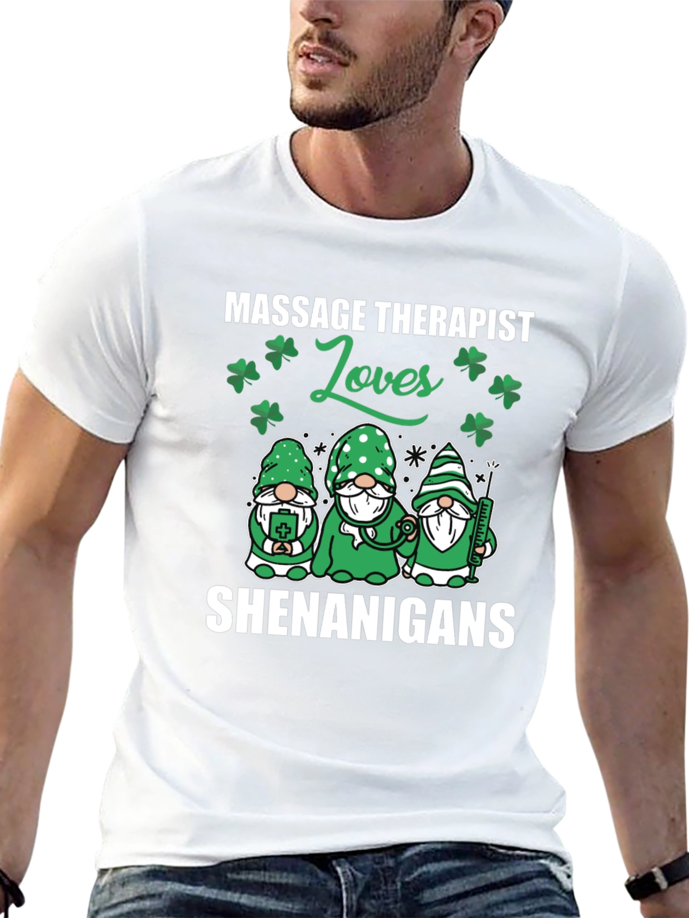 Massage Therapist St. Patricks Day Shenanigans T-Shirt