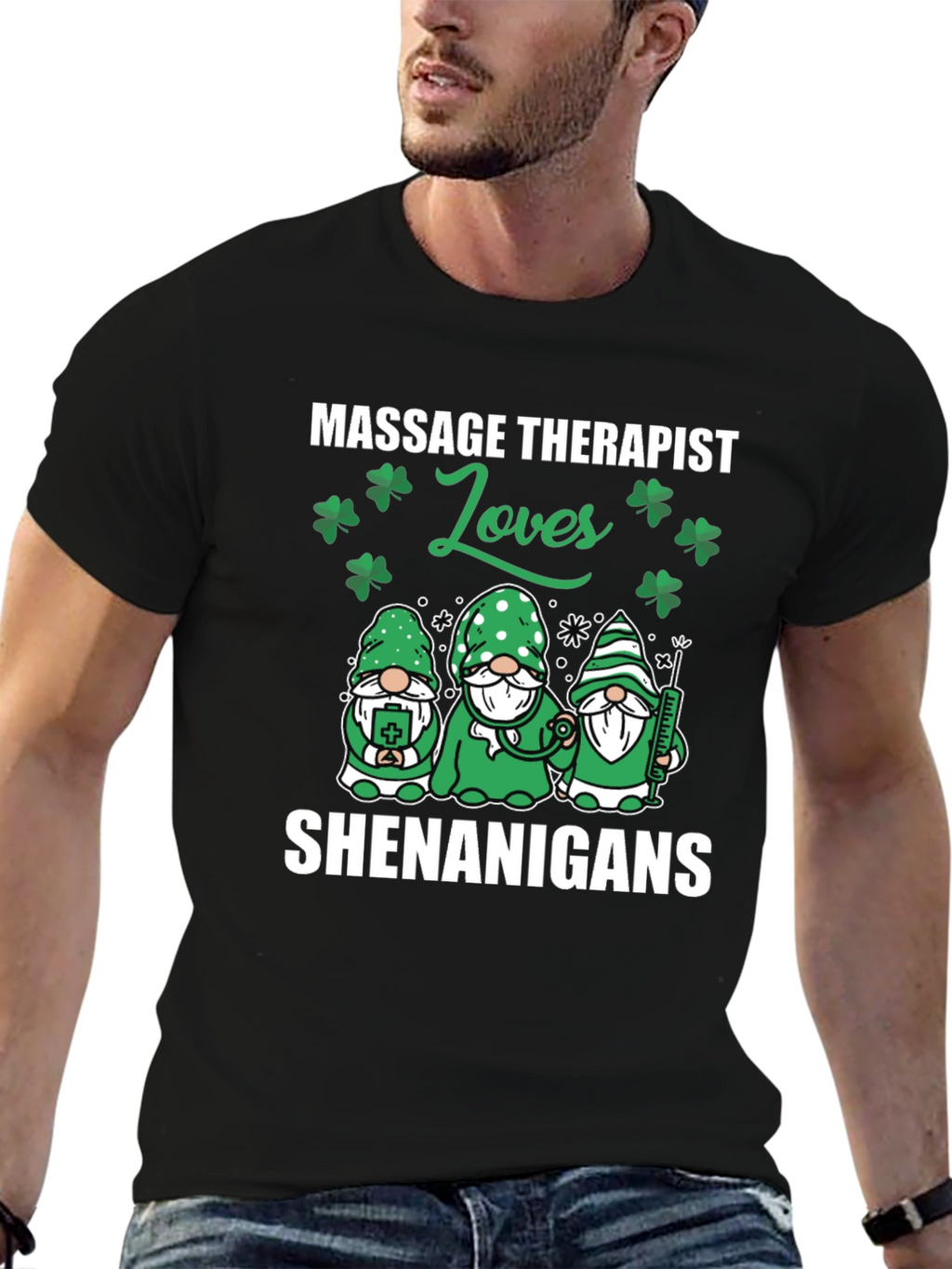 Massage Therapist St. Patricks Day Shenanigans T-Shirt