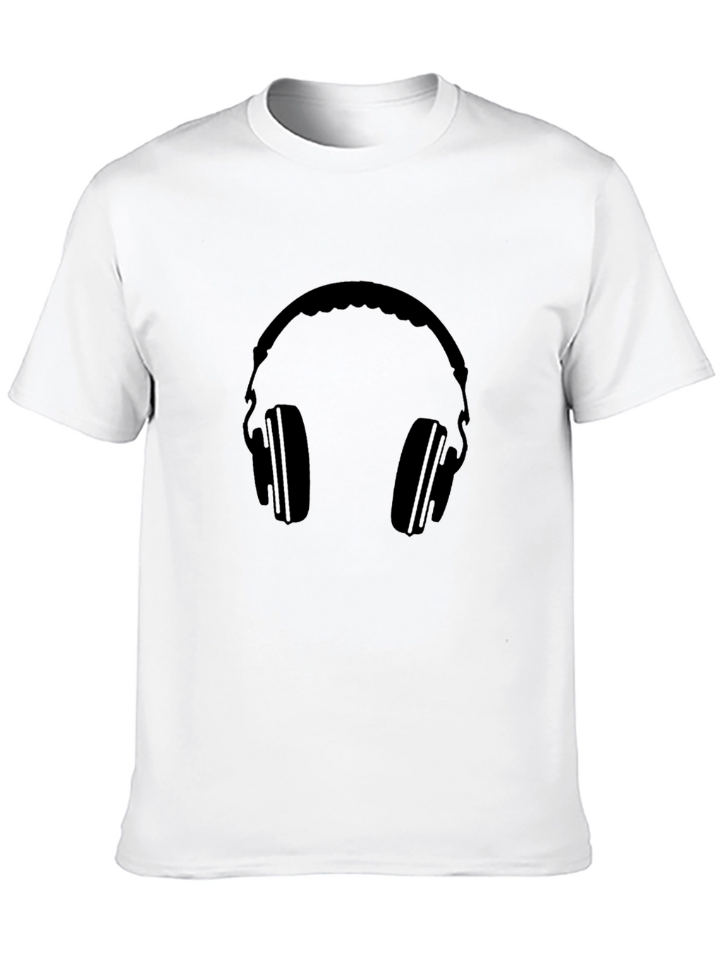 Headphone Graphic Tee - Black