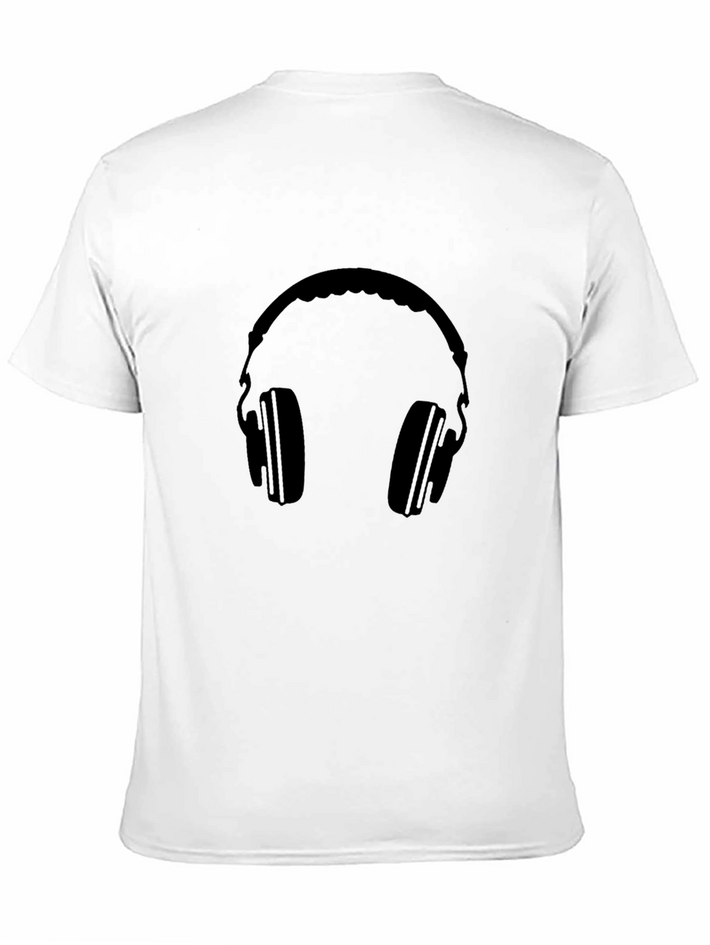 Headphone Graphic Tee - Black