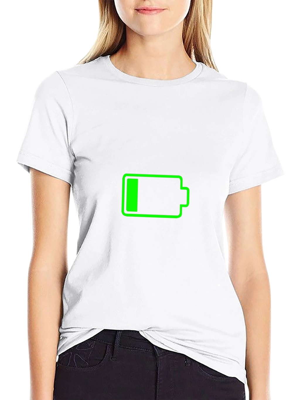 Low Battery Graphic T-Shirt - Recharge Your Style!