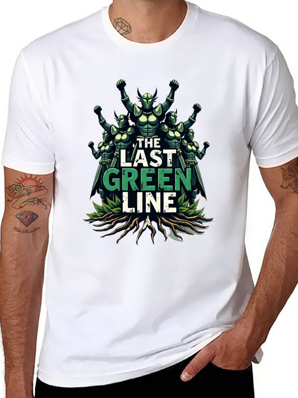 The Last Green Line Graphic T-Shirt