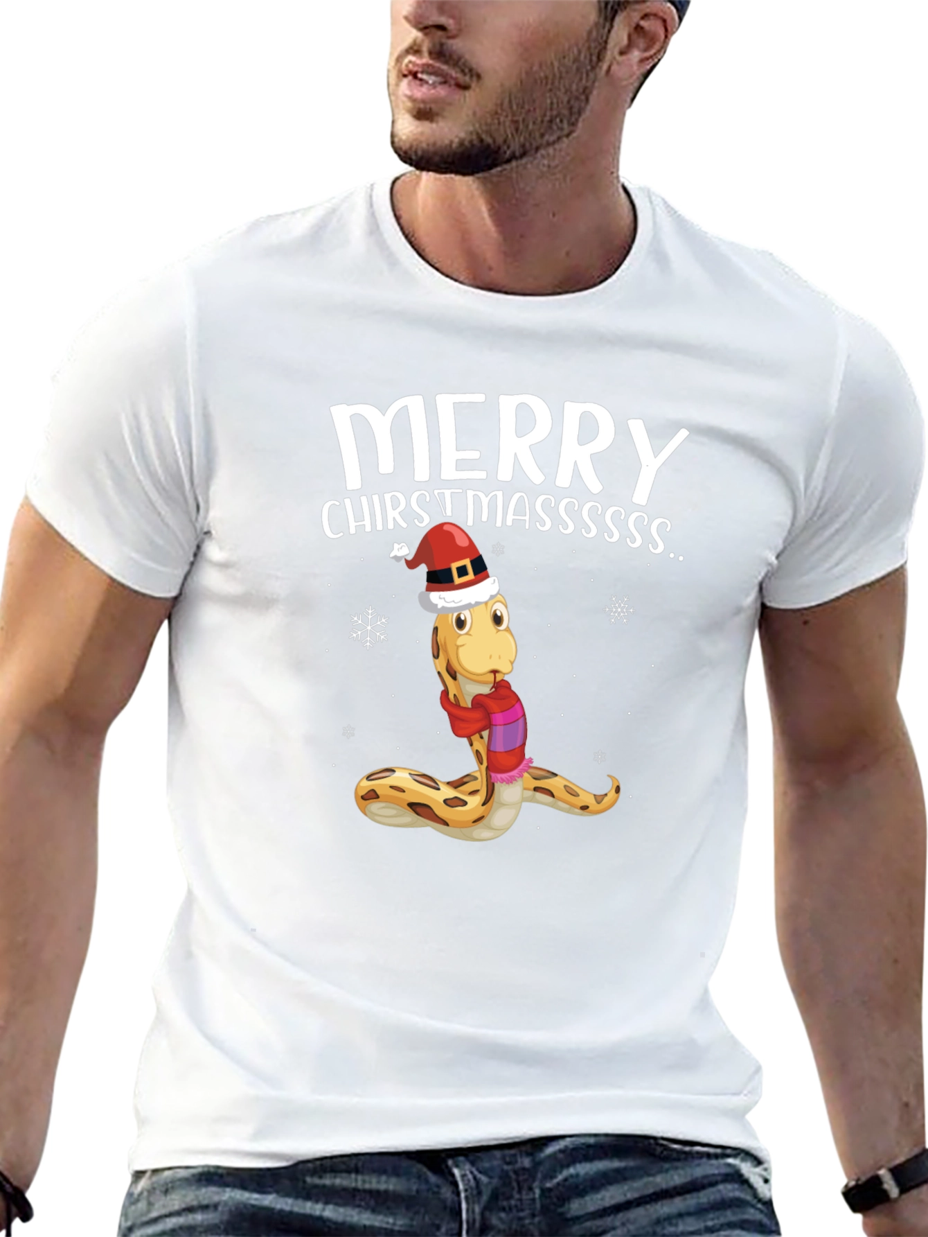 Merry Chirstmasss Snake T-Shirt