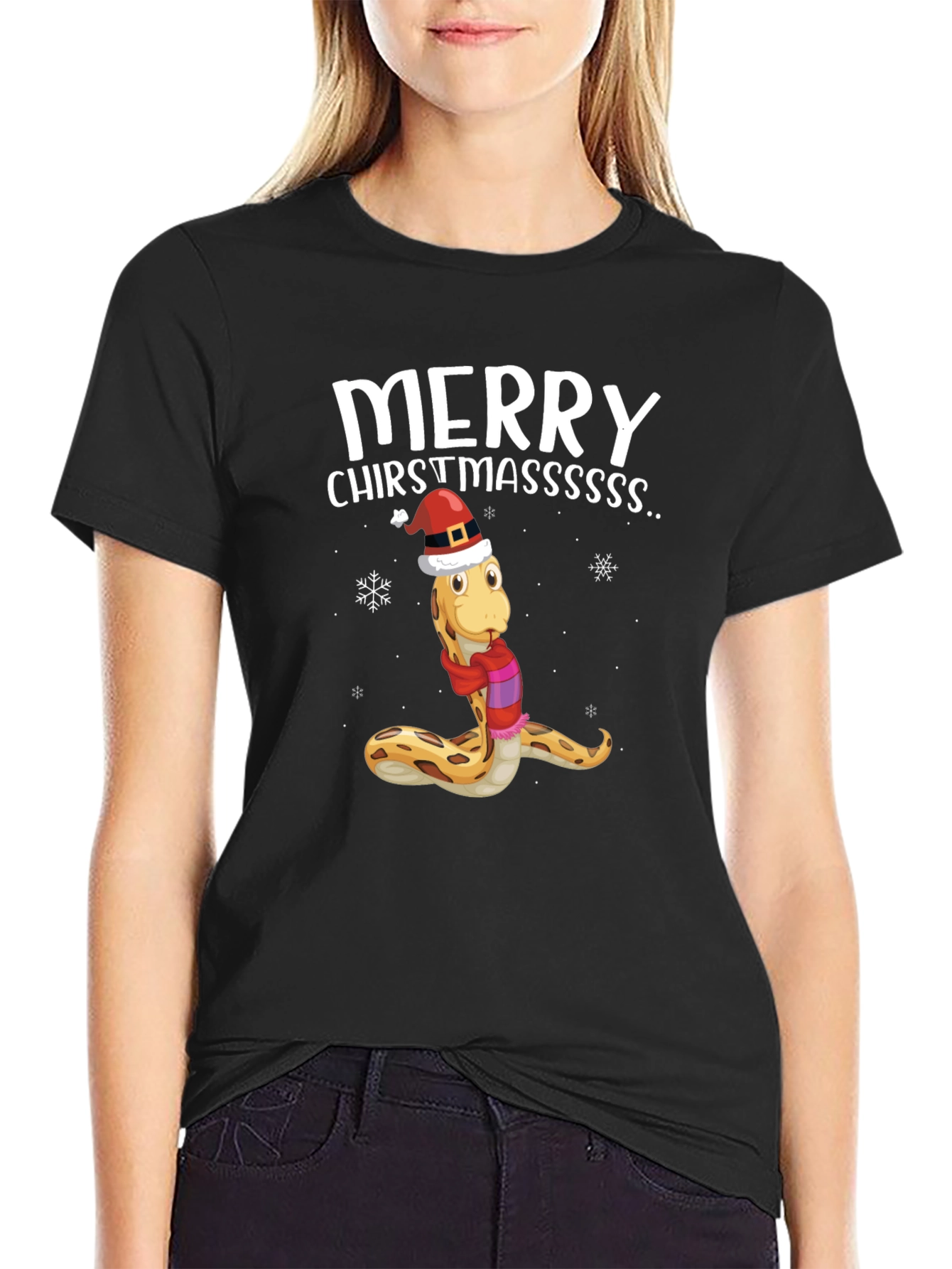 Merry Chirstmasss Snake T-Shirt