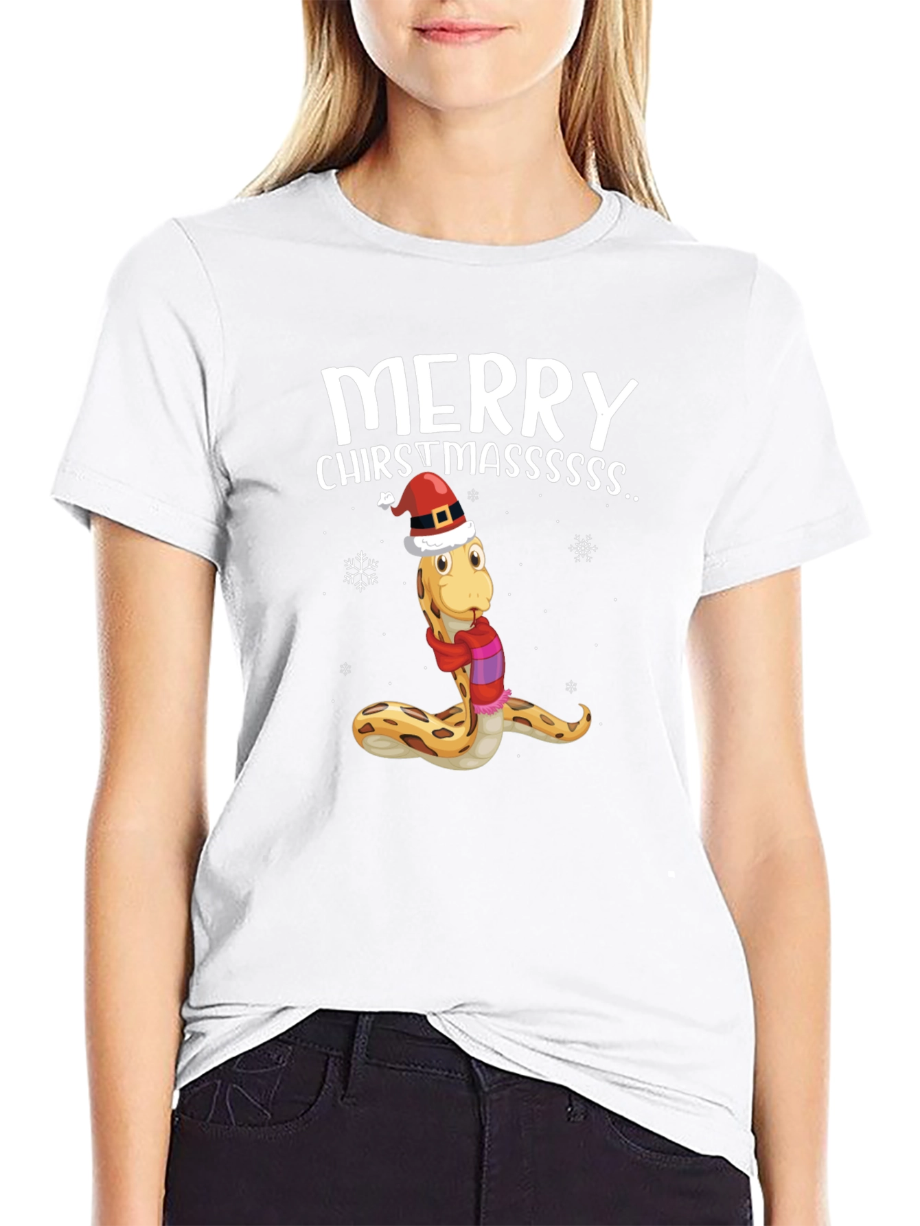 Merry Chirstmasss Snake T-Shirt
