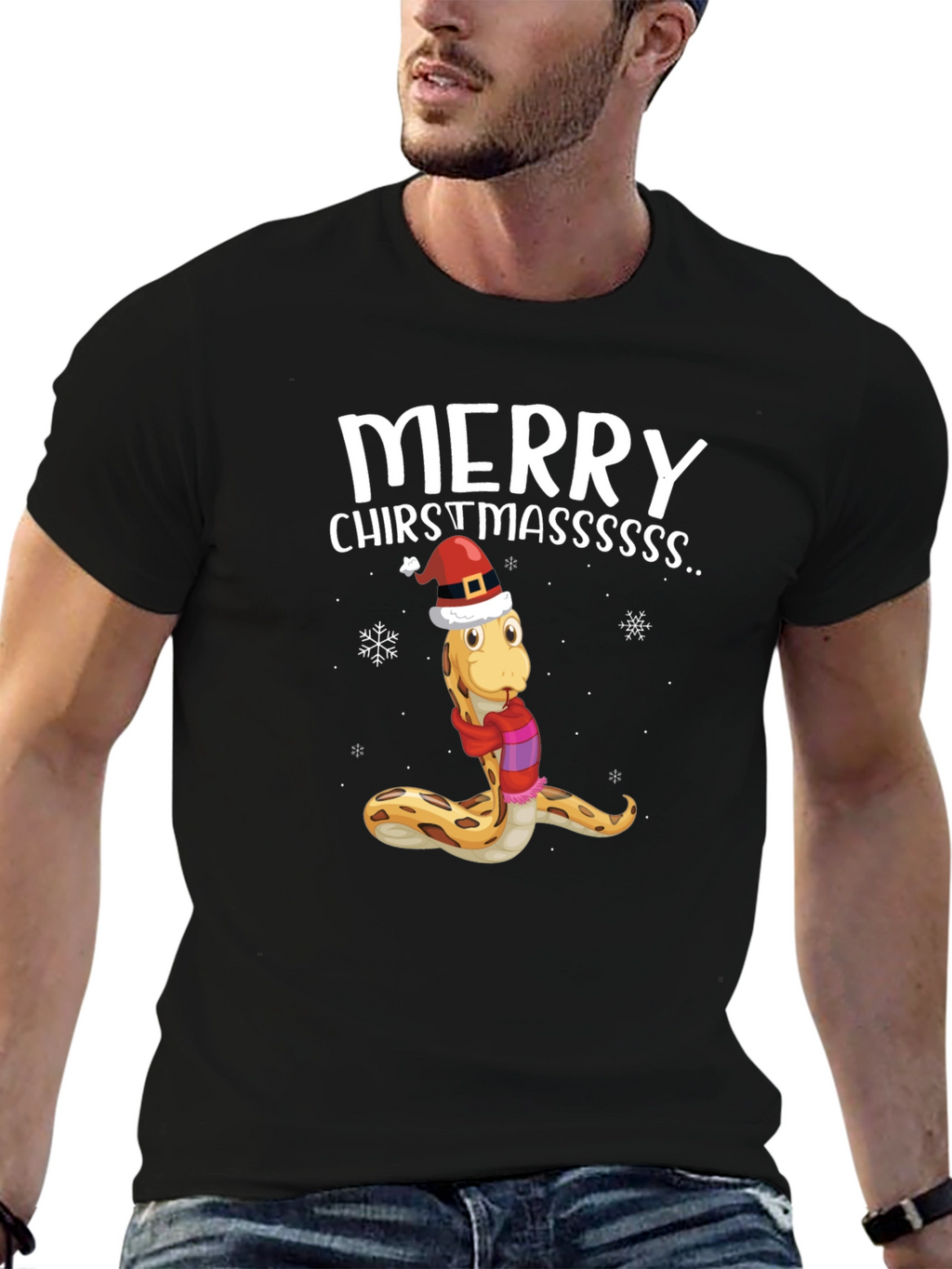 Merry Chirstmasss Snake T-Shirt